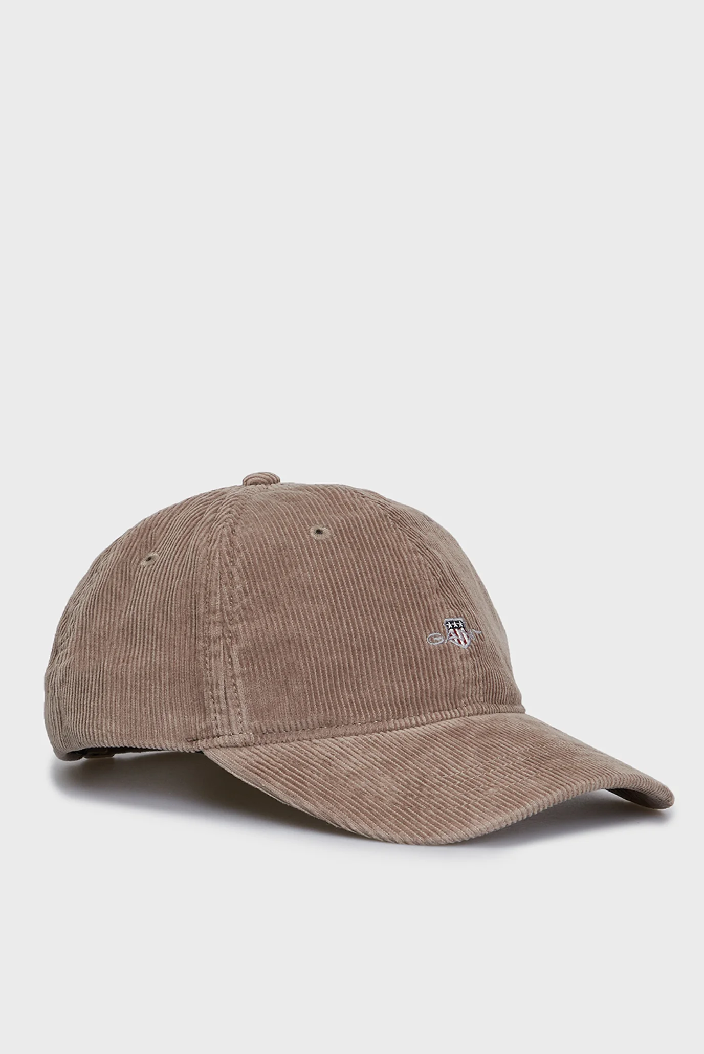 Мужская коричневая вельветовая кепка SHIELD CORD CAP Gant 9900213