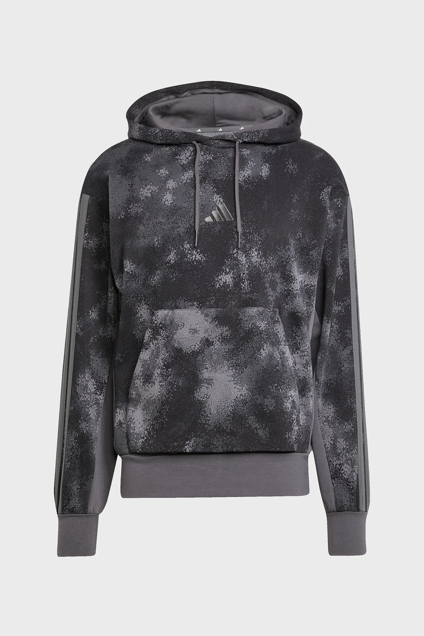 Чоловіче чорне худі AOP Colourblock adidas JW3709 — MD-Fashion