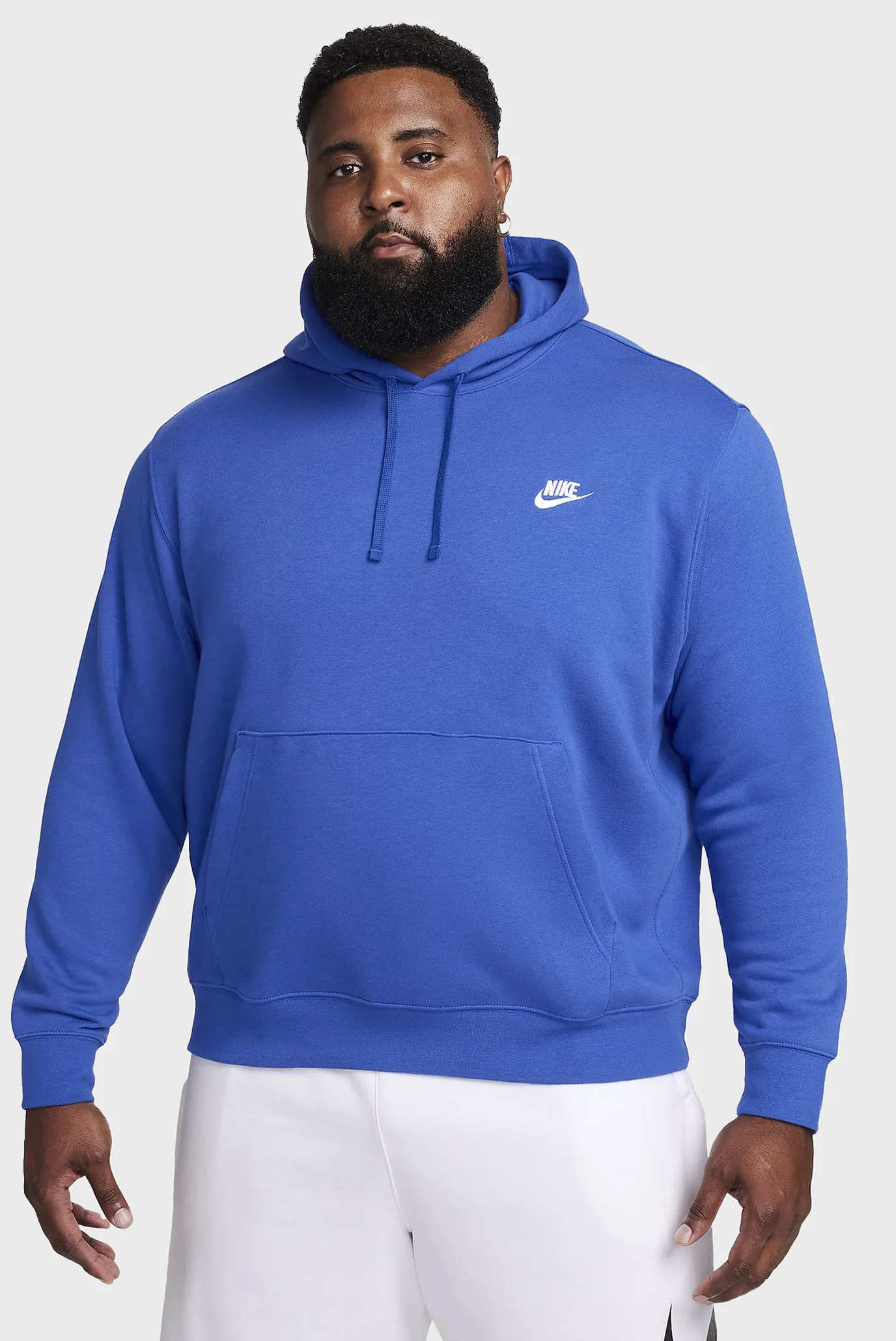 Мужское синее худи M NSW CLUB HOODIE PO BB Nike BV2654-480 — MD