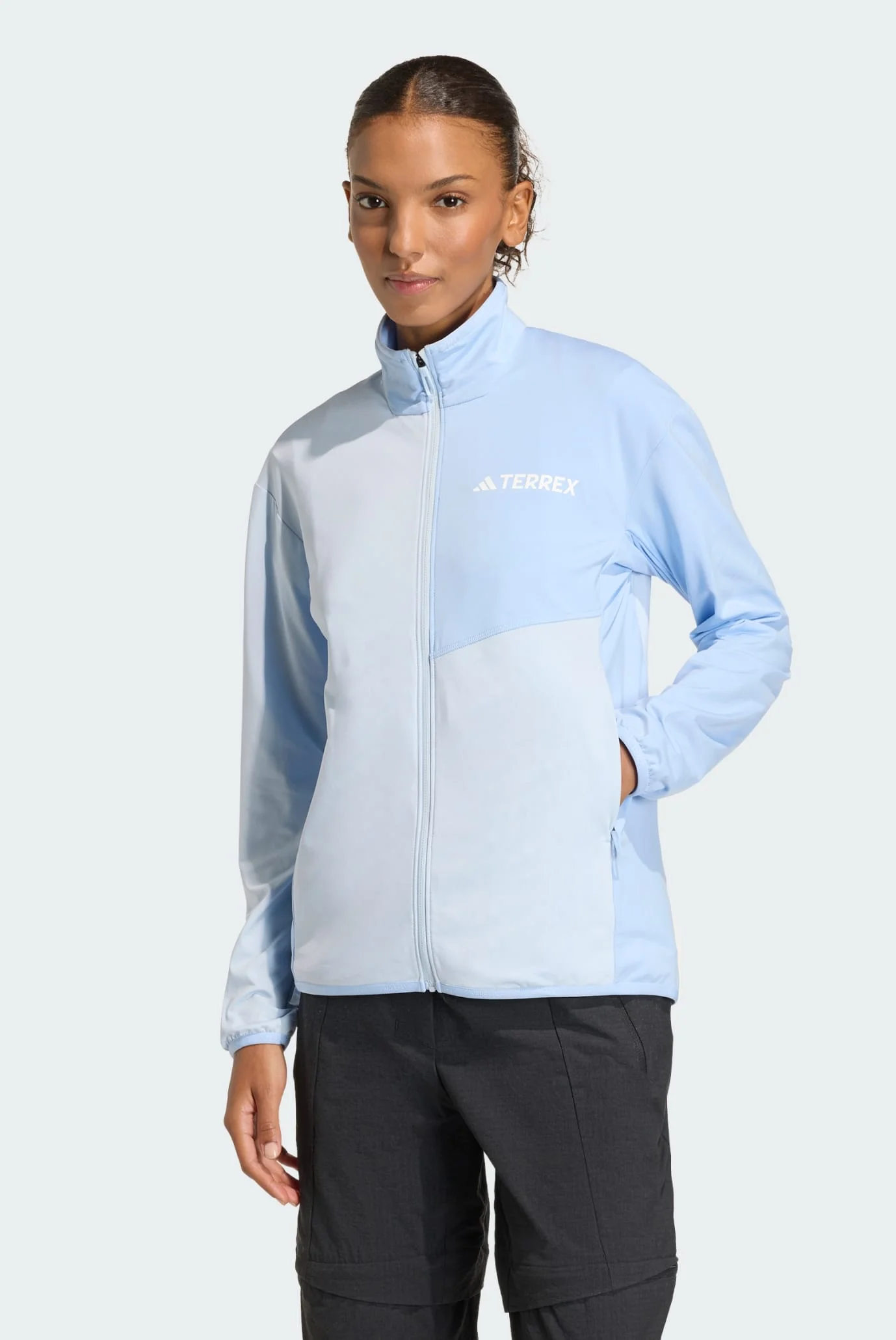 Жіноча блакитна спортивна кофта Terrex Multi CLIMAWARM Full-Zip