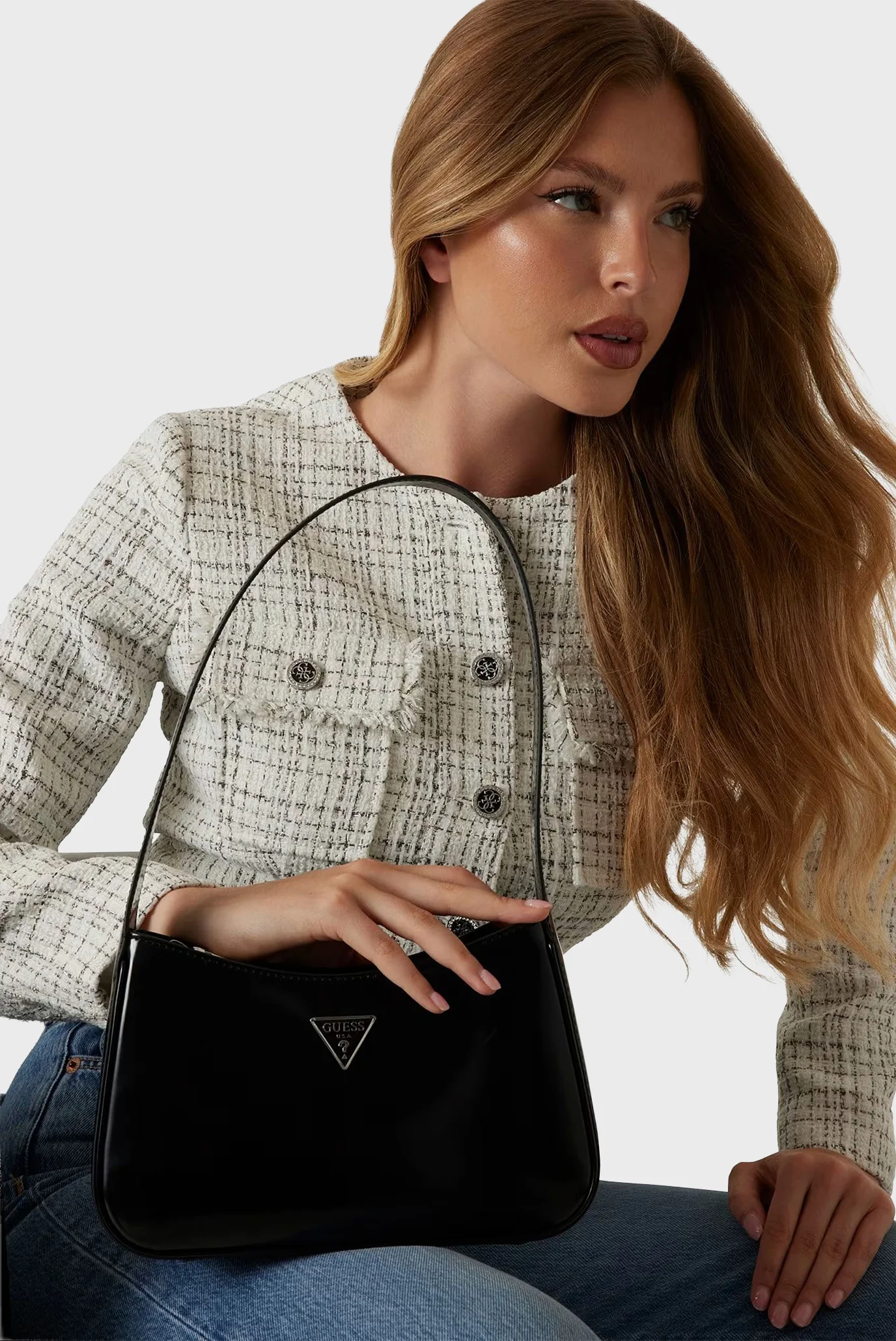 sena　レディース　GB S Женская черная сумка ARNELA Guess HWNY9496170 — MD-Fashion