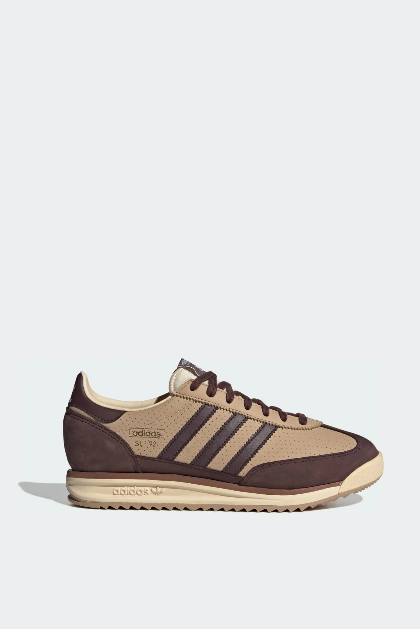 キレダス Чоловічі коричневі шкіряні кросівки SL 72 RS adidas JH5095 — MD