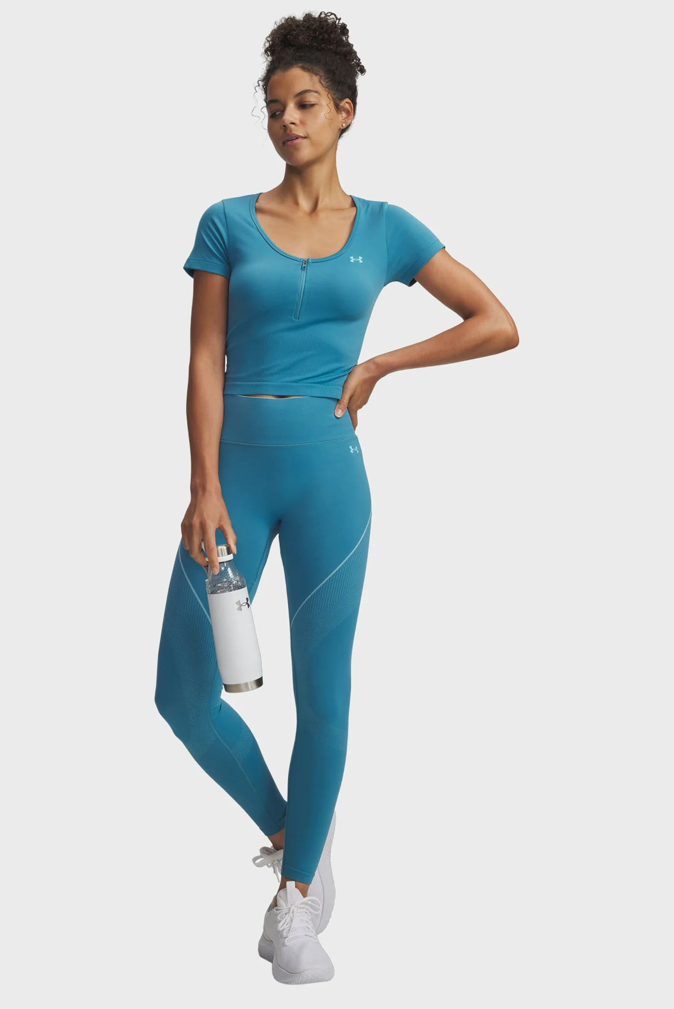 Жіночі блакитні тайтси UA Vanish Seamless Legging Under Armour