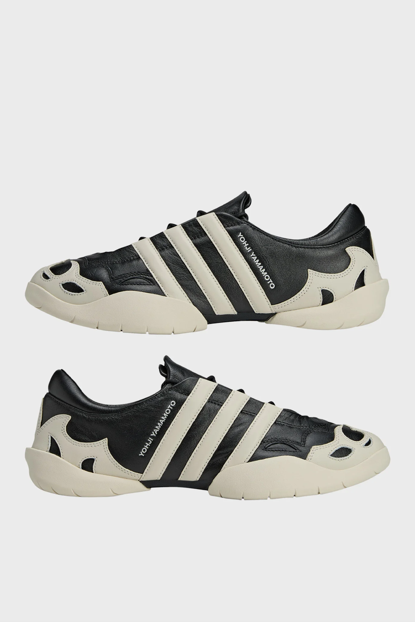 Черные кожаные кроссовки Y-3 Regu 2002 adidas JR3600 — MD-Fashion