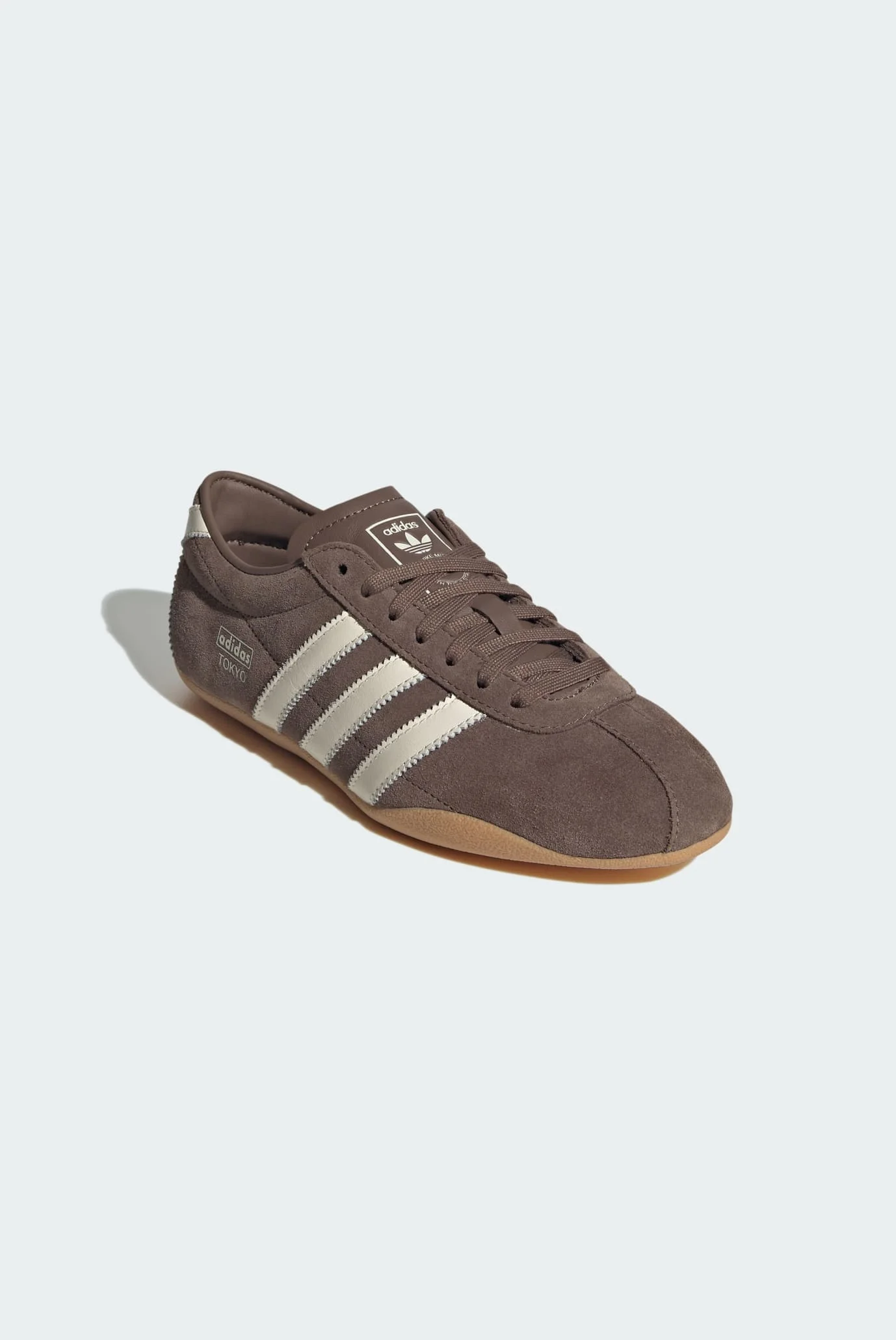 Женские коричневые замшевые кроссовки Tokyo adidas KI3584 — MD-Fashion