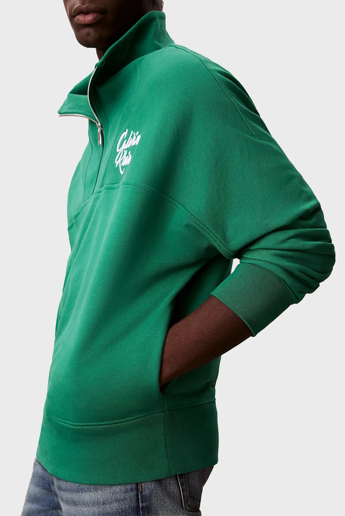 Мужская зеленая спортивная кофта PREMIUM FLEECE Calvin Klein Jeans