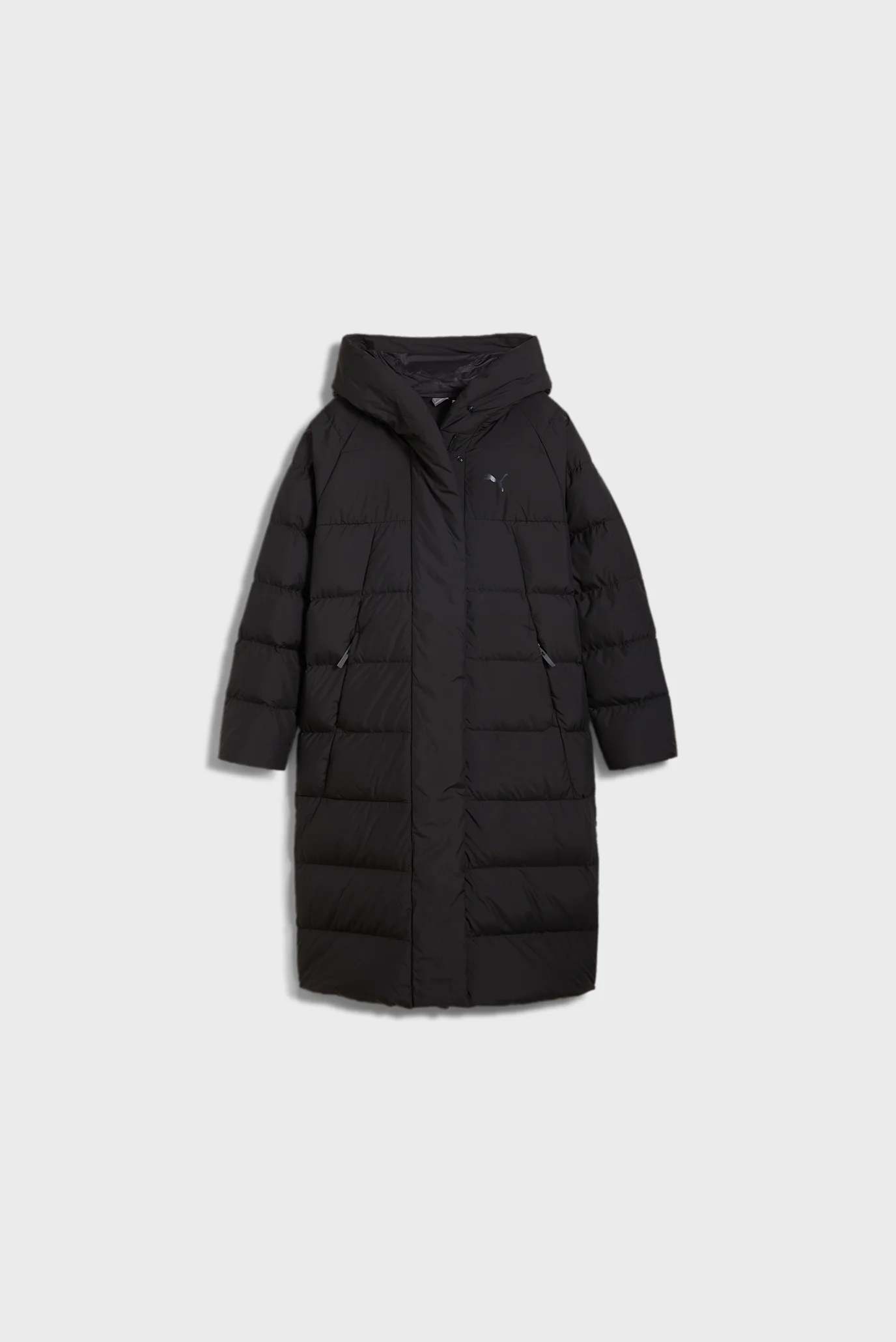 Женский черный пуховик Long Down Coat Women PUMA 626493 — MD-Fashion