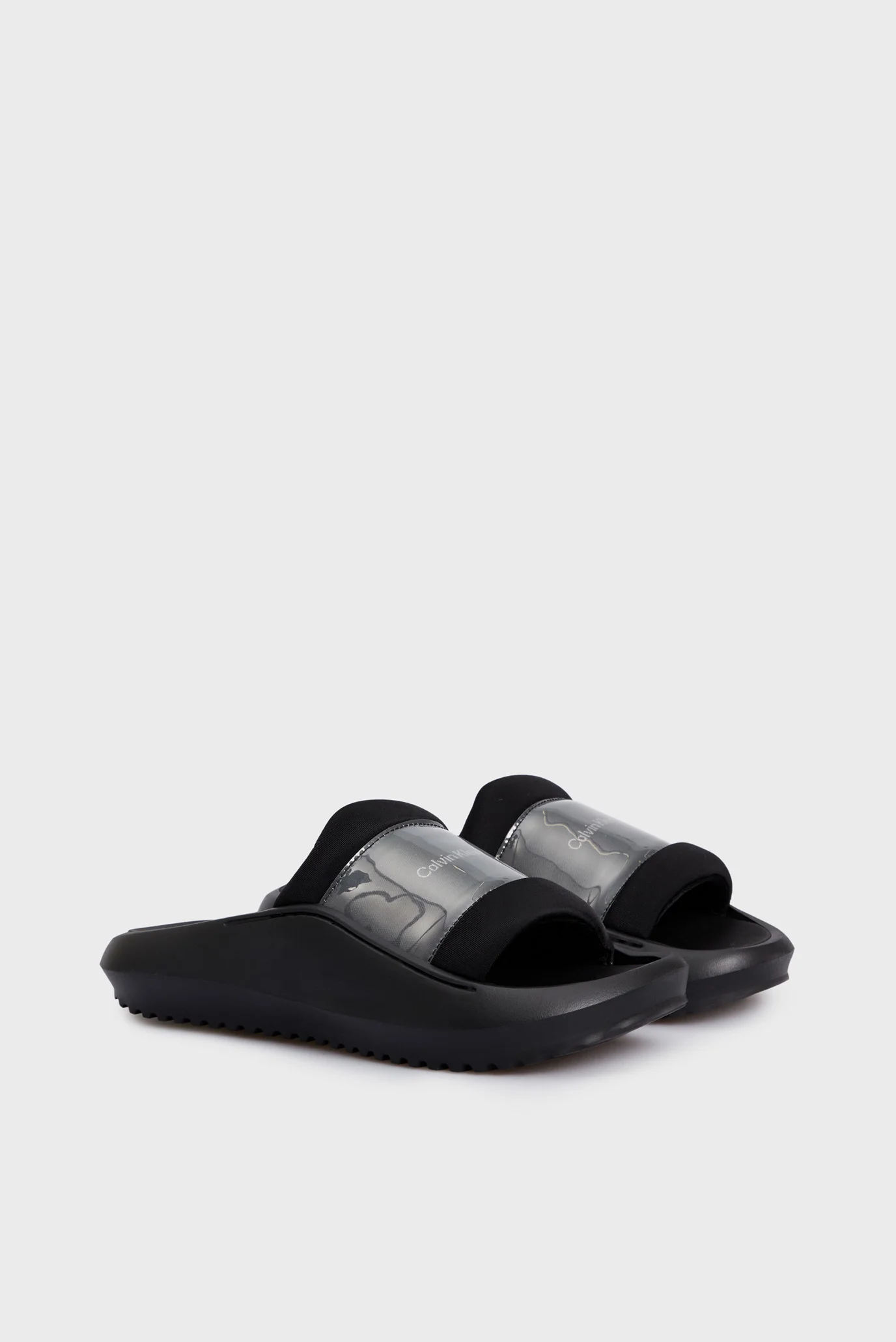Мужские черные слайдеры HYBRID SANDAL TPU IN LUM Calvin Klein