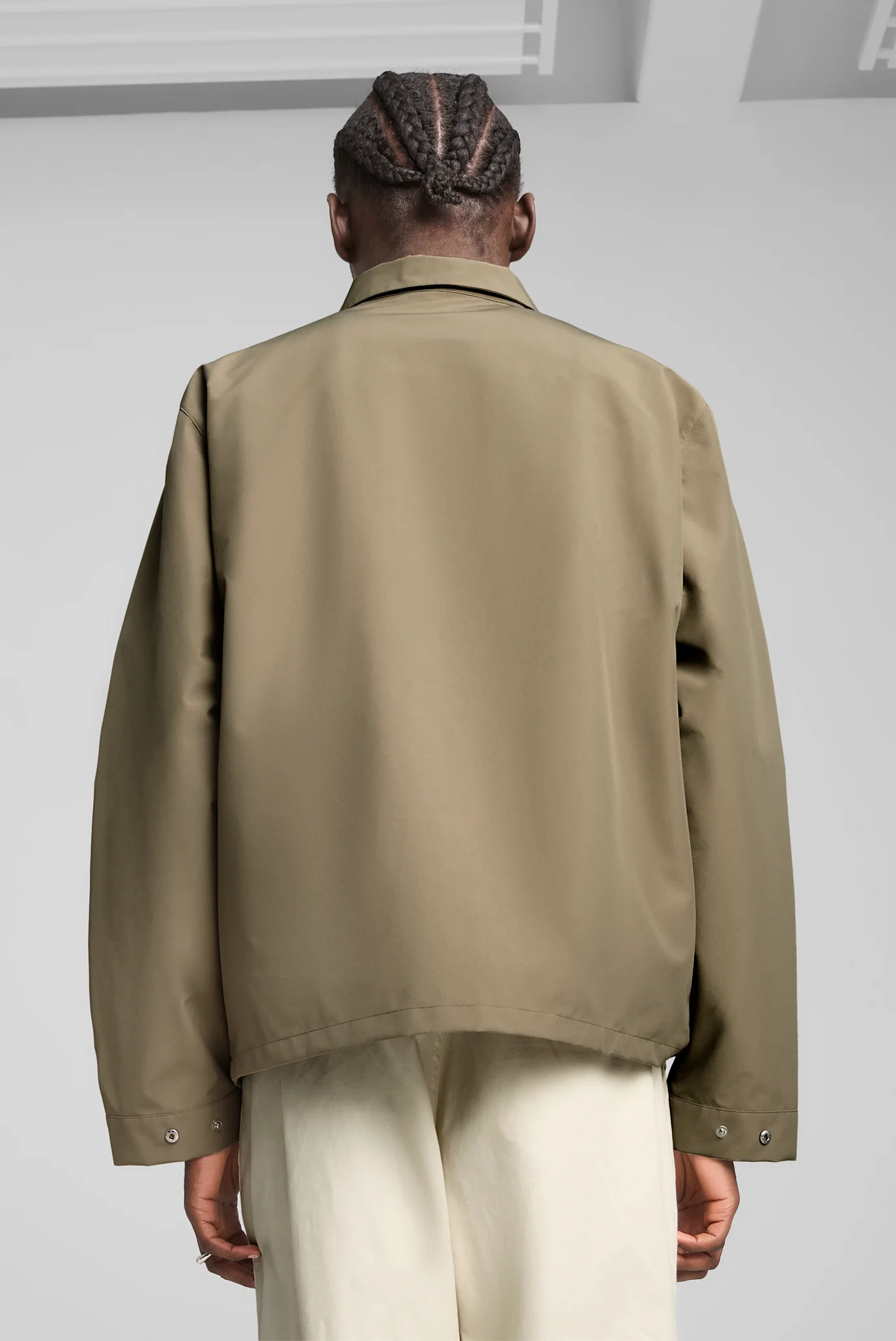 Мужская оливковая верхняя рубашка MMQ 2-in-1 Jacket Men PUMA