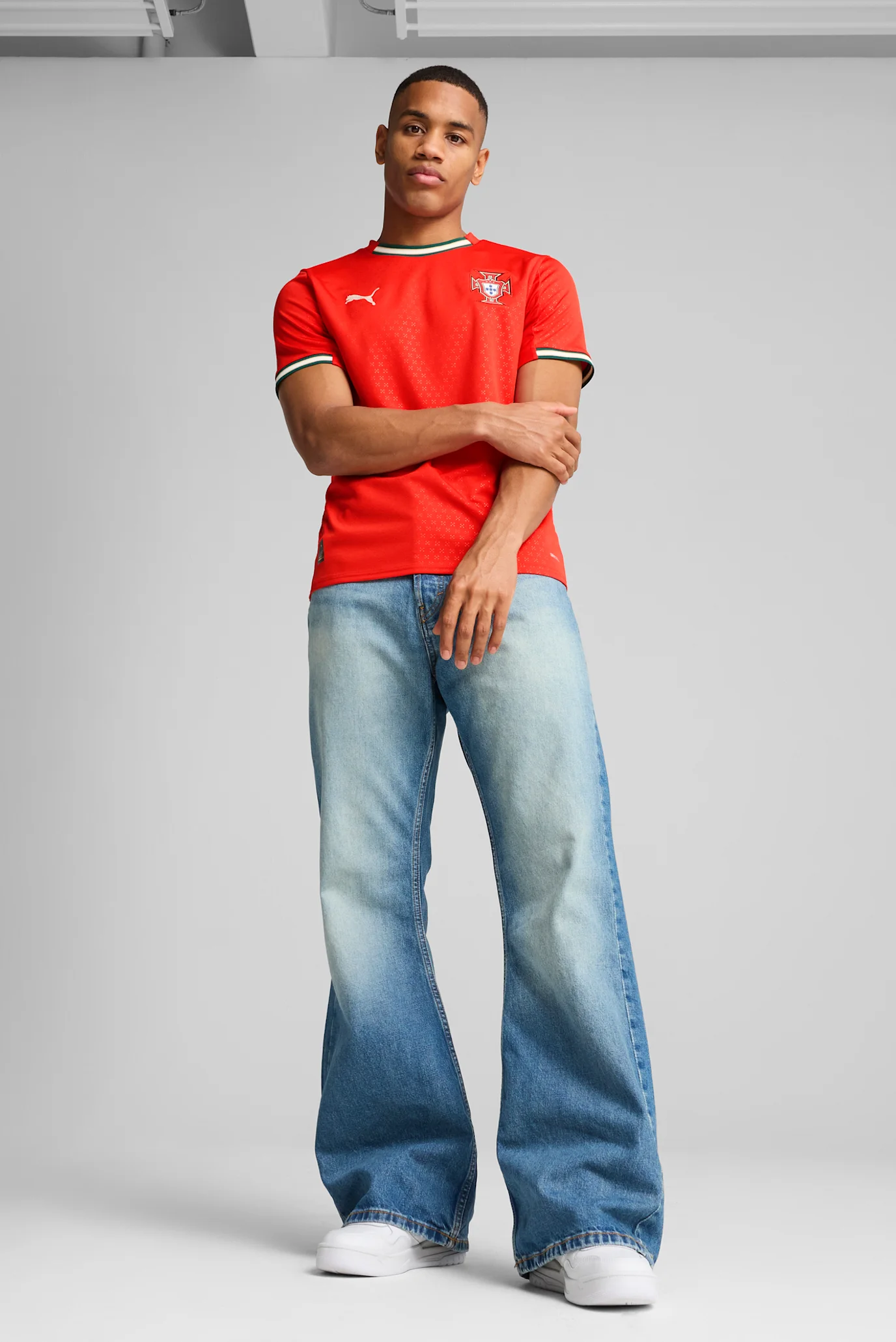 Мужская красная футболка Portugal '25 Home Replica Men's Soccer