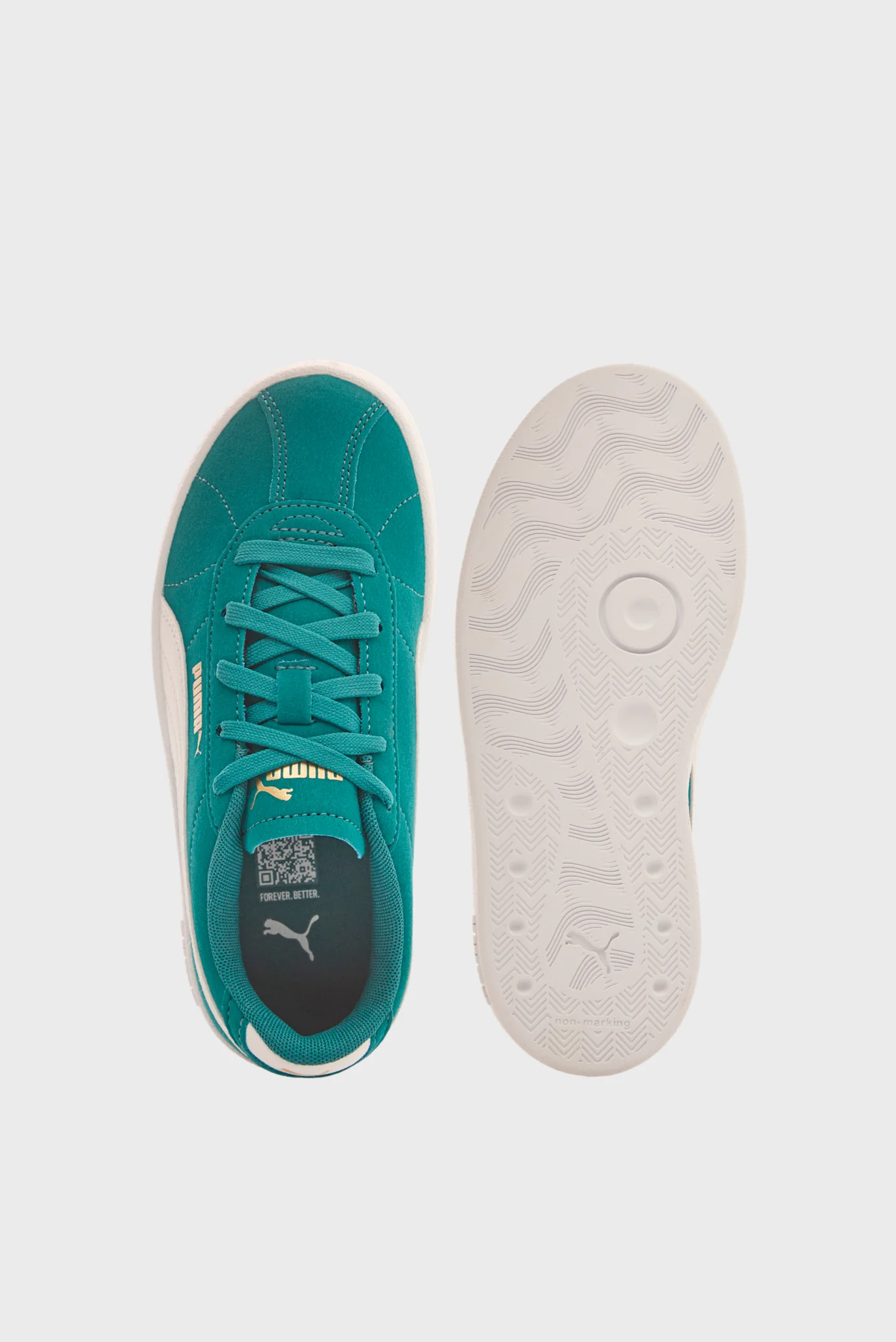 Детские зеленые сникерсы PUMA Club II Sneakers Kids PUMA 398887_20