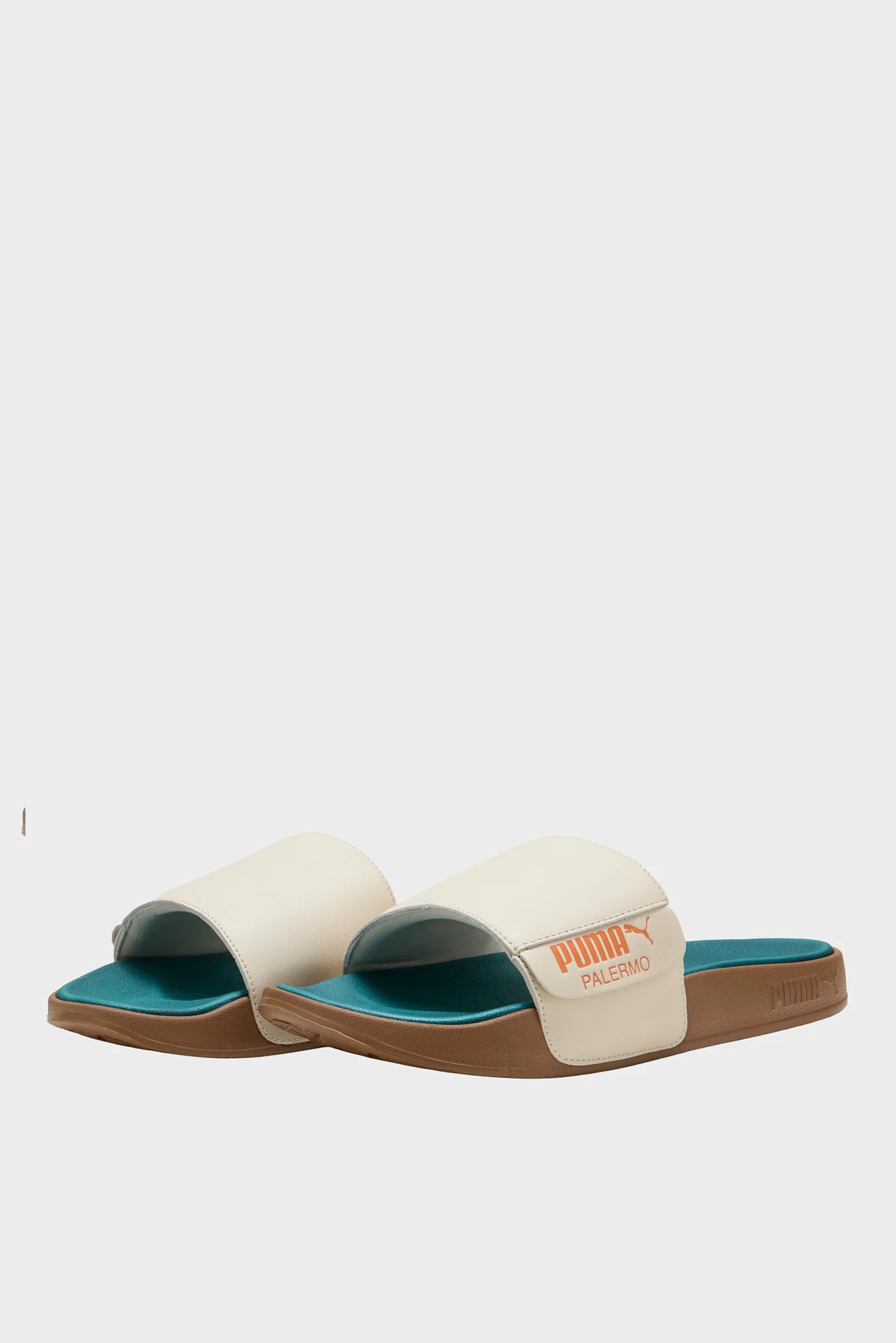 Жіночі білі слайдери Leadcat 2.0 Palermo Sandals Unisex PUMA
