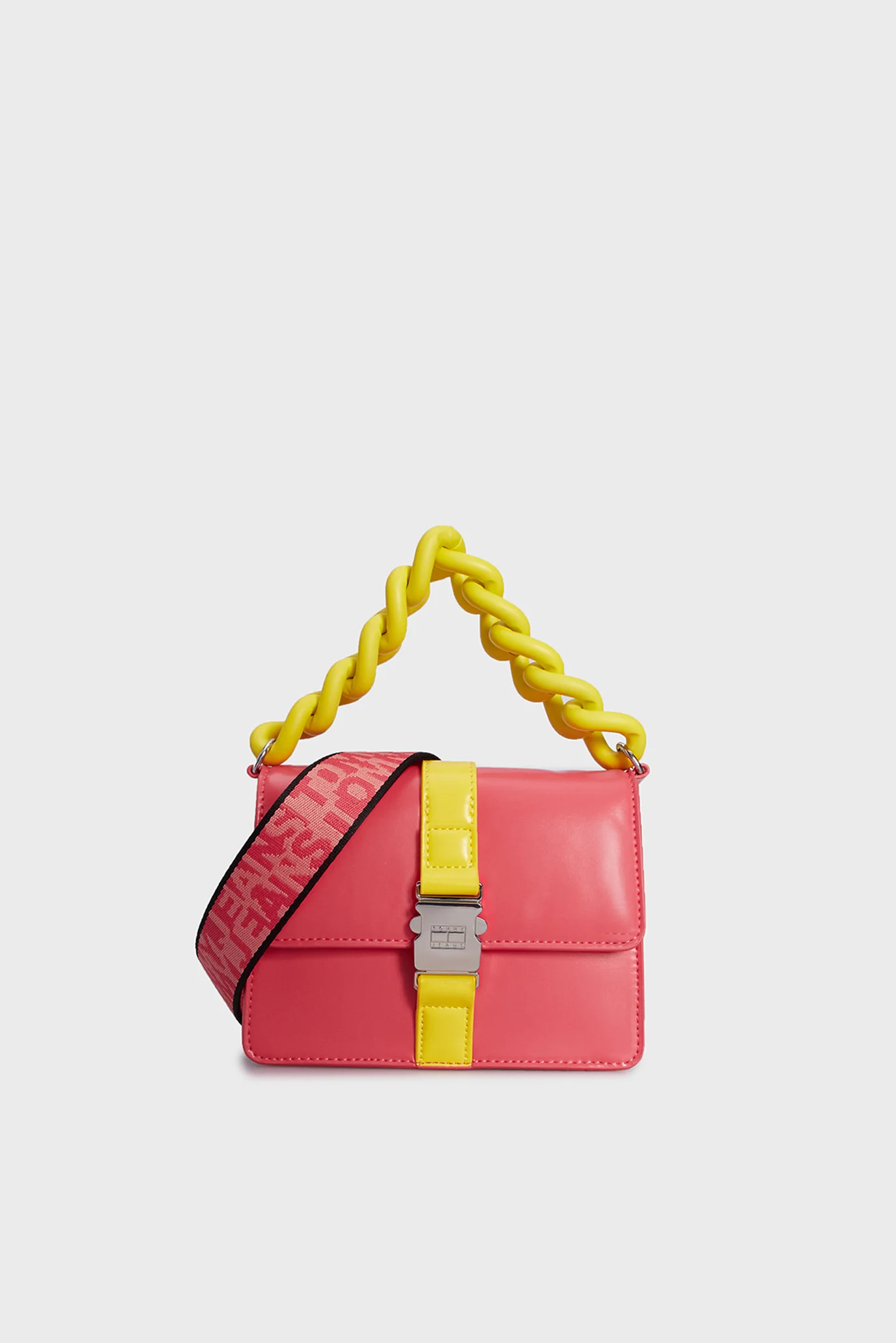 Жіноча рожева сумка TJW ITEM FLAP CROSSOVER Tommy Jeans AW0AW14828
