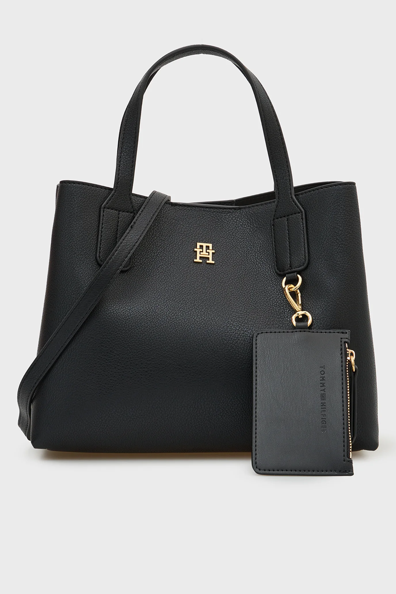 Жіноча чорна сумка ICON MINI SATCHEL Tommy Hilfiger AW0AW18722