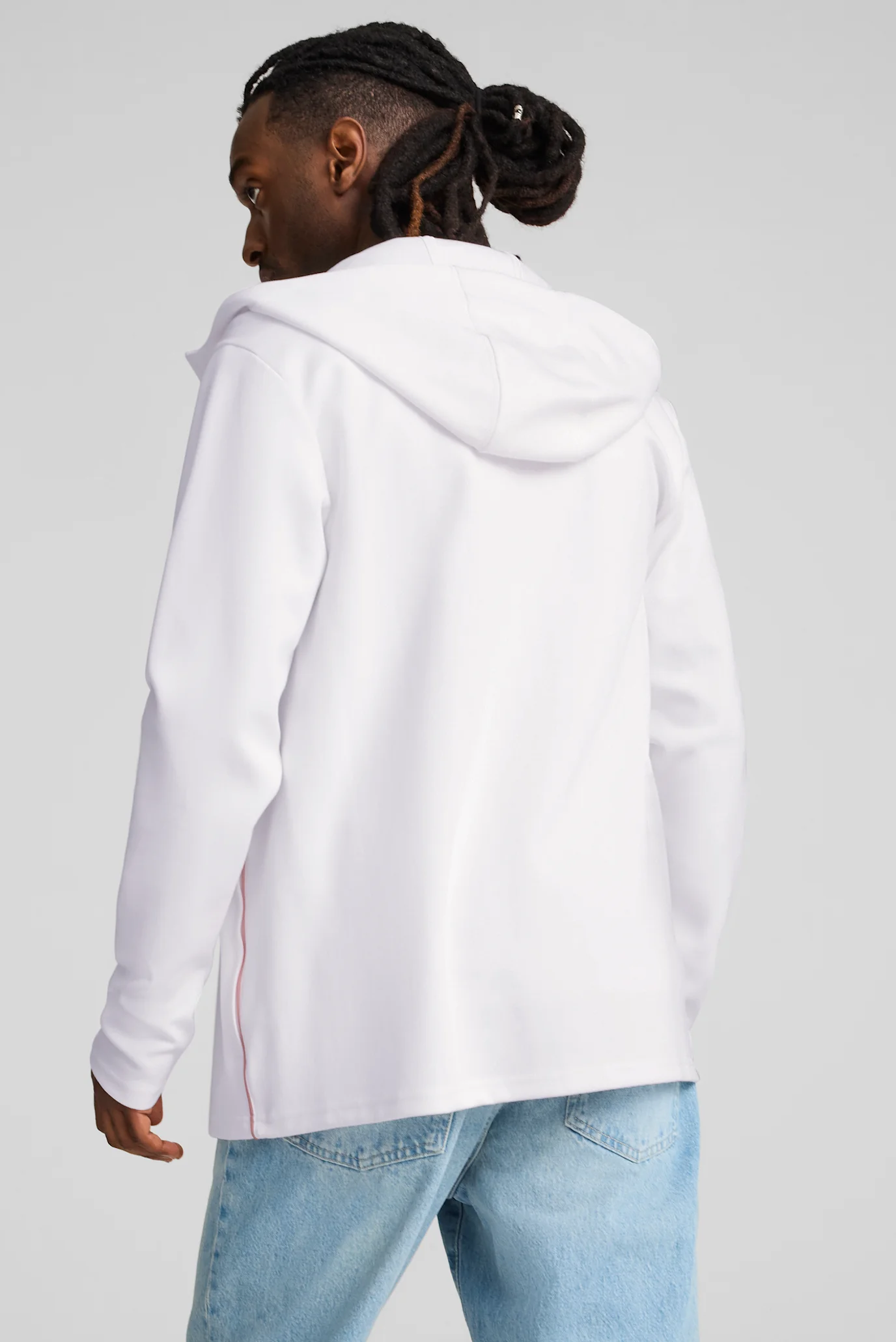 Чоловіча біла куртка FC Shakhtar Donetsk Casuals Hooded Jacket