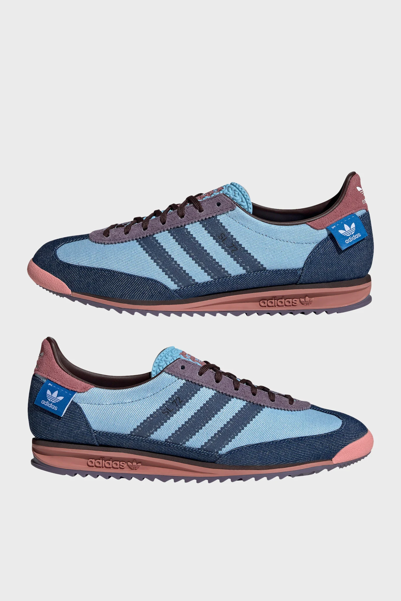 Жіночі блакитні джинсові кросівки SL 72 OG KSENIASCHNAIDER adidas