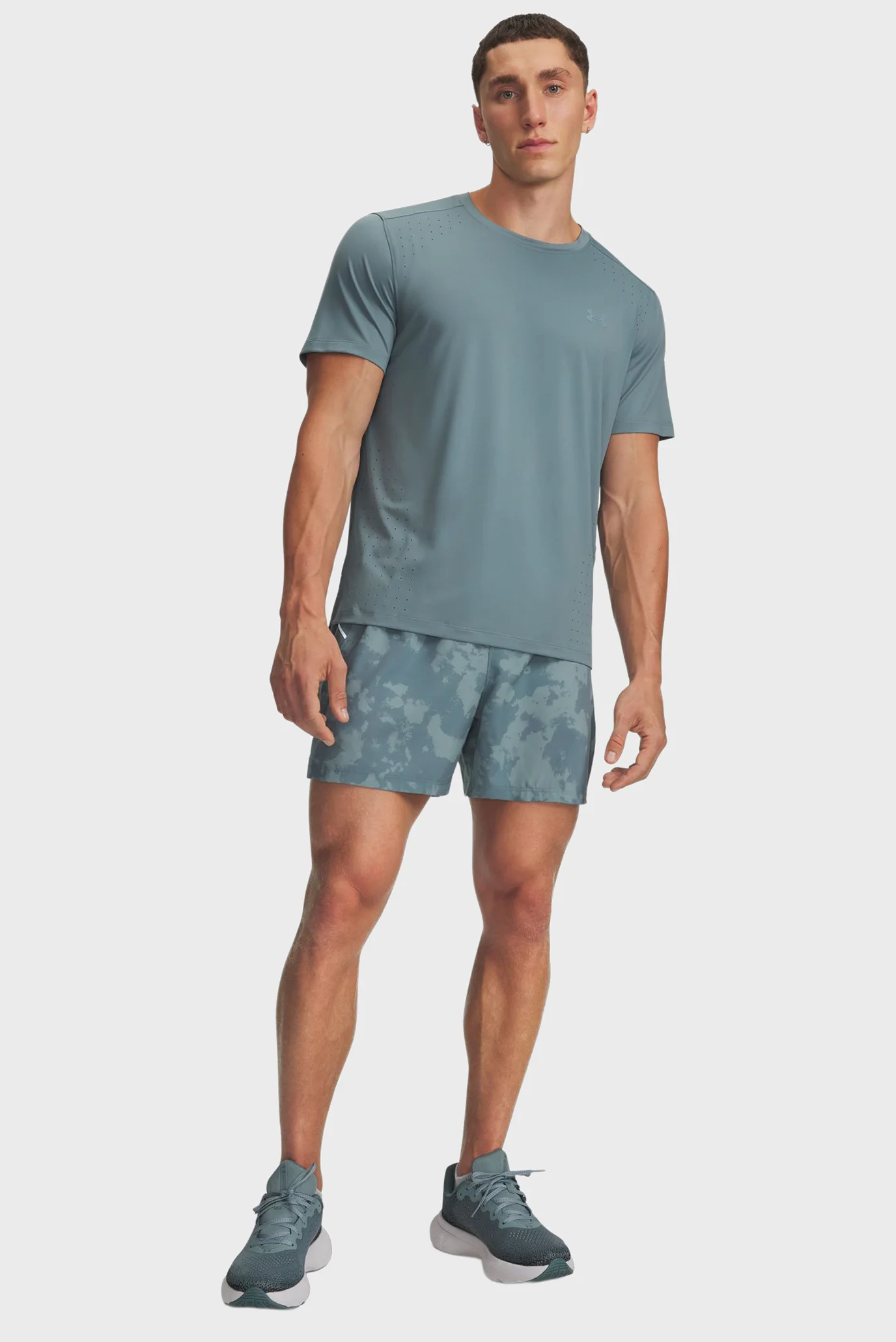 Мужские мятные камуфляжные шорты Launch Pro 7 Prtd Short Under