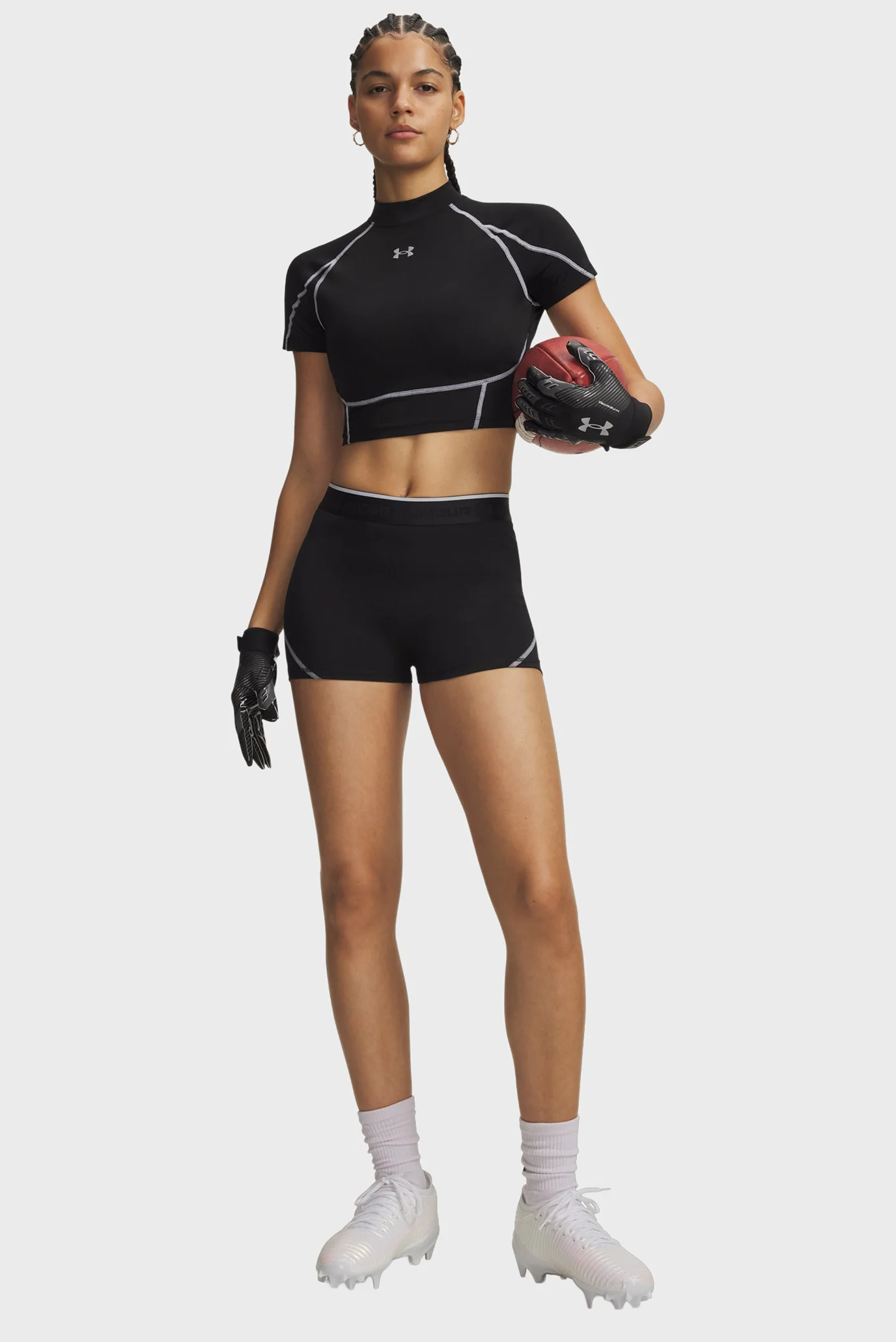 Женские черные велосипедки HeatGear Elite Shorty Under Armour