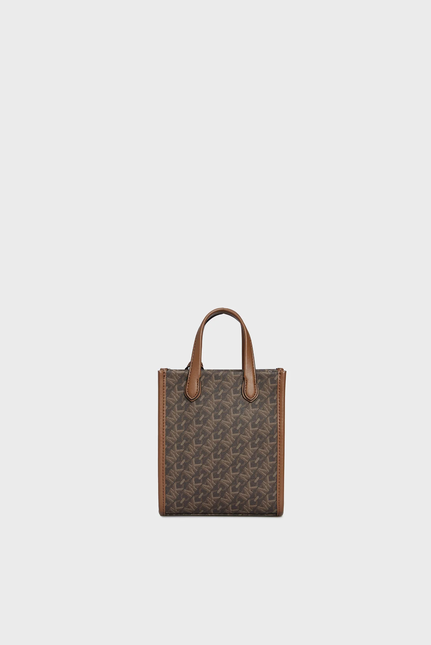 Женская коричневая сумка с узором GIGI XS NS SHOPPER TOTE XBODY