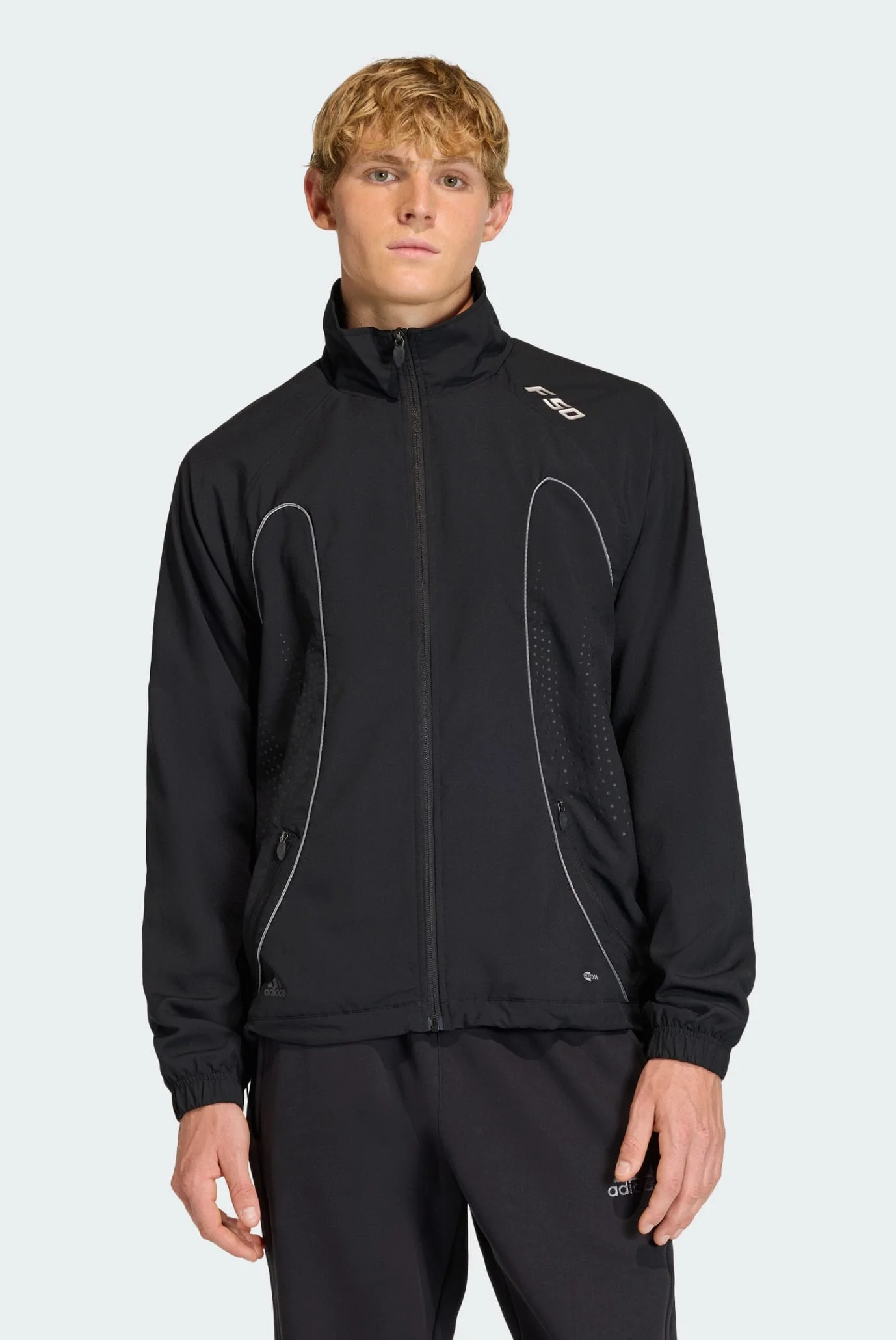 Чоловіча чорна спортивна кофта F50 LOOSE adidas KE0735 — MD-Fashion