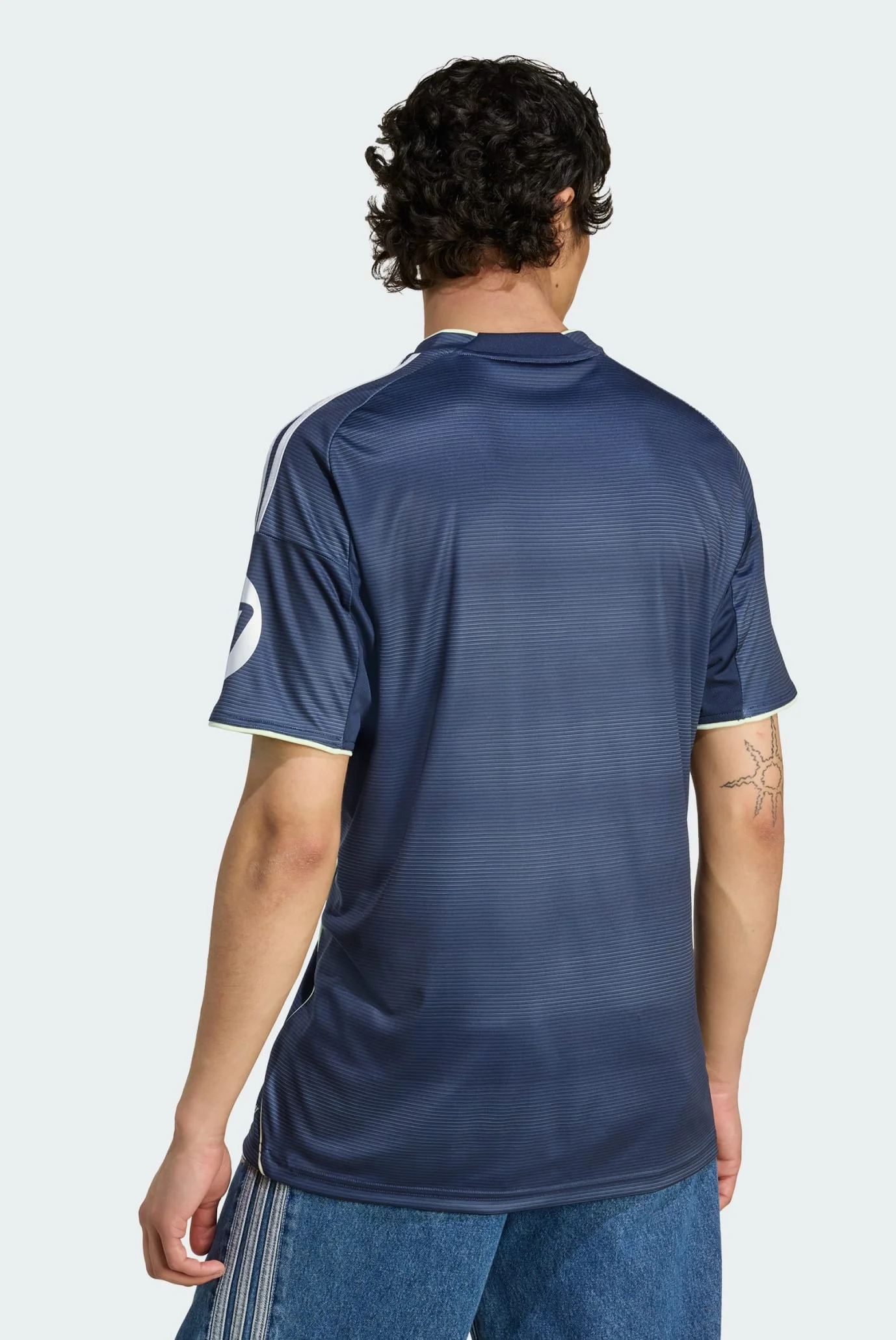 Мужская темно-синяя футболка Real Madrid 25/26 Away adidas JJ4182