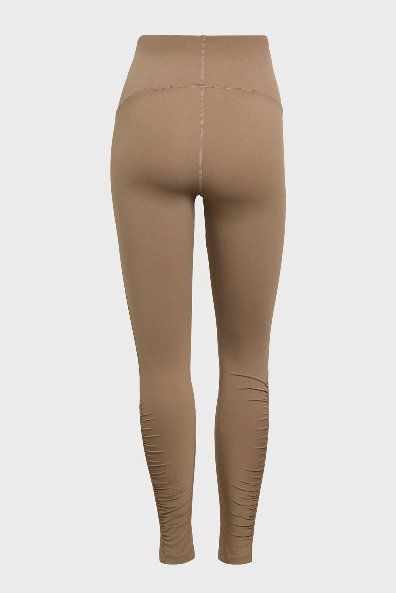その他 MATSDA HM555 Женские коричневые тайтсы adidas by Stella McCartney Studio Ruched