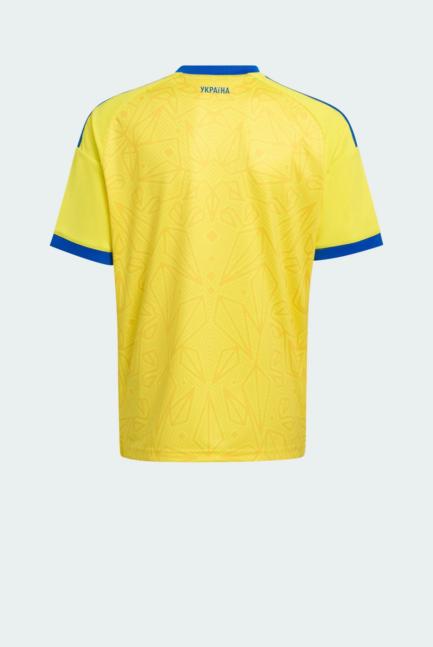 Детская желтая футболка с узором Ukraine 26 Kids adidas JZ4624