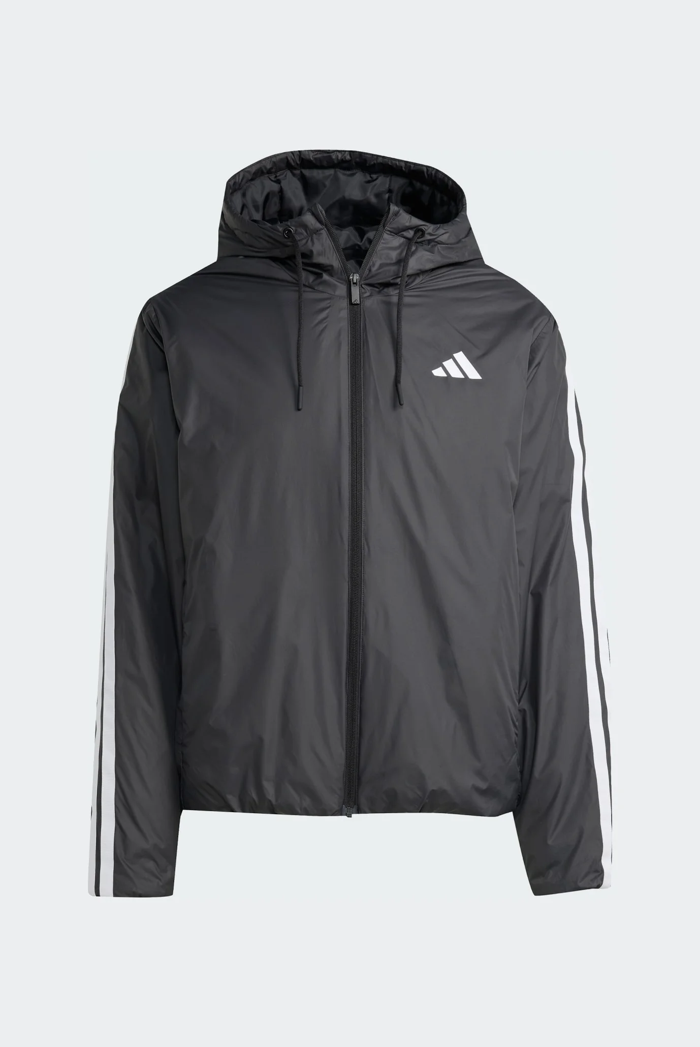 Мужская черная куртка Essentials CLIMAWARM 3-Stripes Insulated