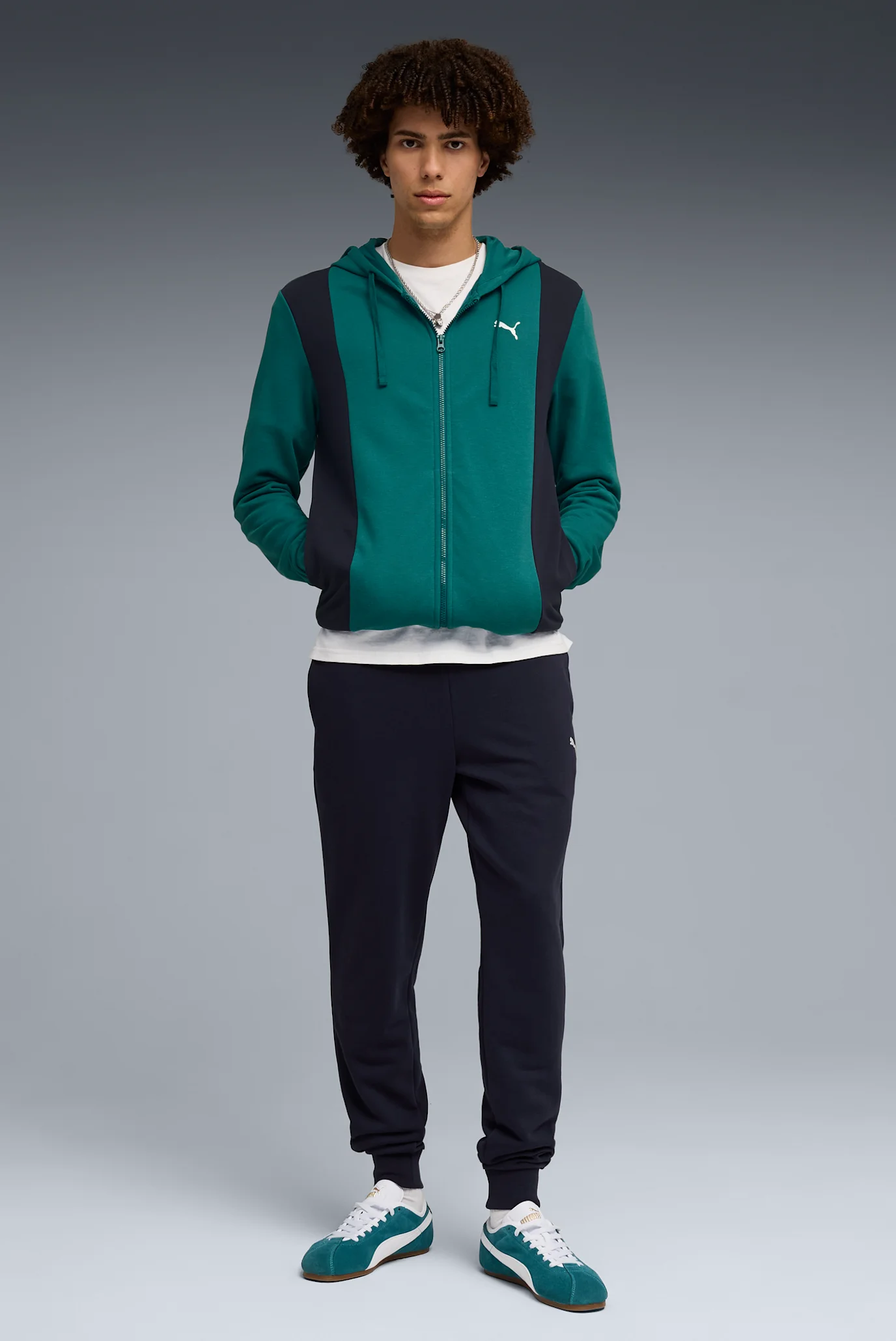ALPHADRIVEONE MD フーディ ジュンソ Мужской спортивный костюм (худи, брюки) Hooded Tracksuit Men PUMA