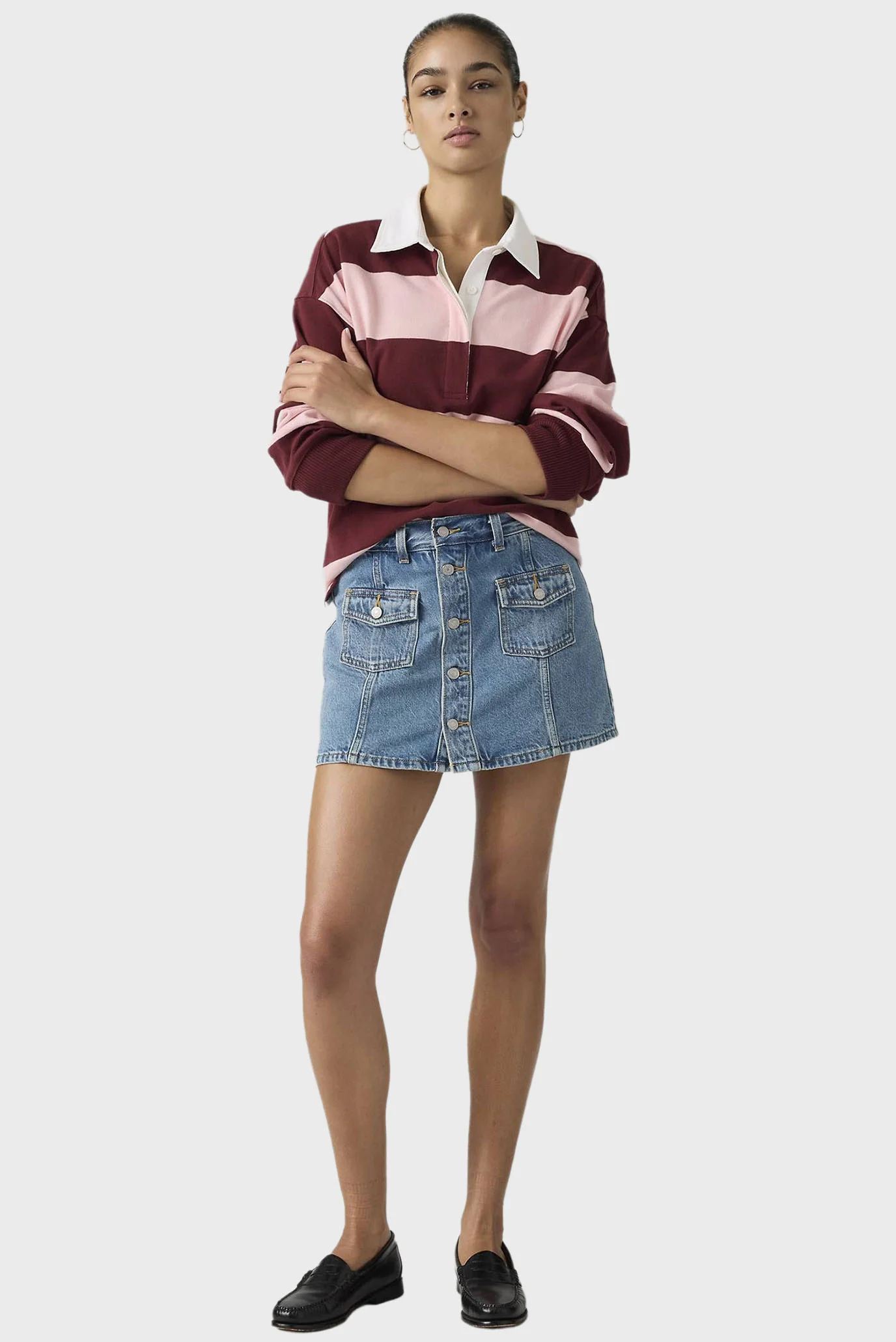 Женская голубая джинсовая юбка Levi's® 005NA;0000 — MD-Fashion