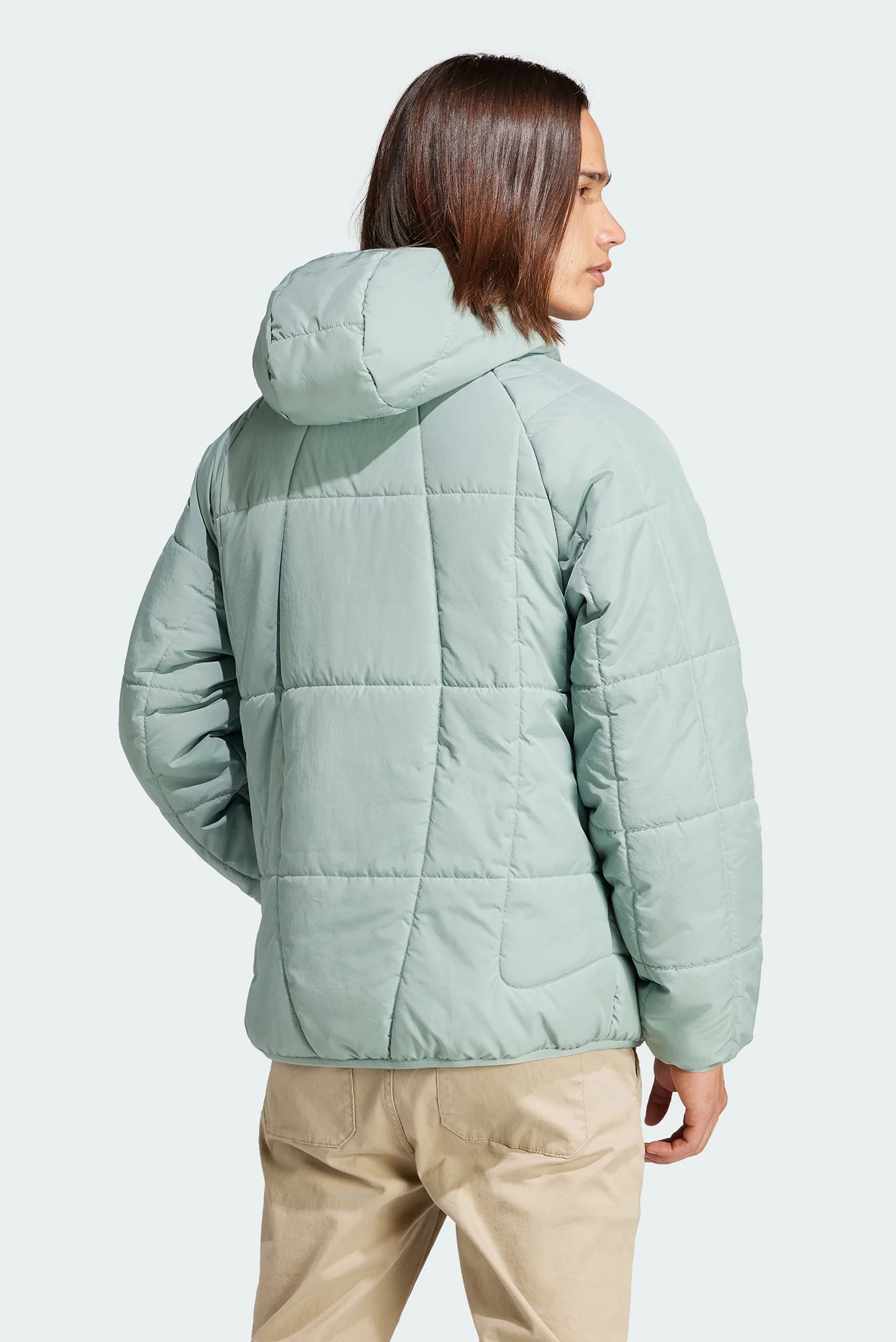 Мужская мятная куртка adidas Adventure Quilted Puffer adidas