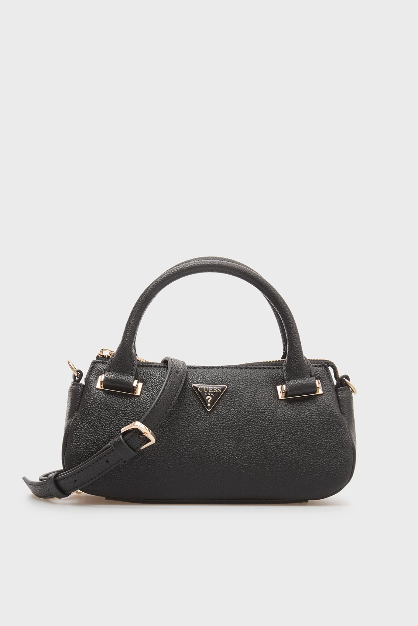 Женская черная сумка EVIE MINI SATCHEL Guess HWBG9664760 — MD-Fashion