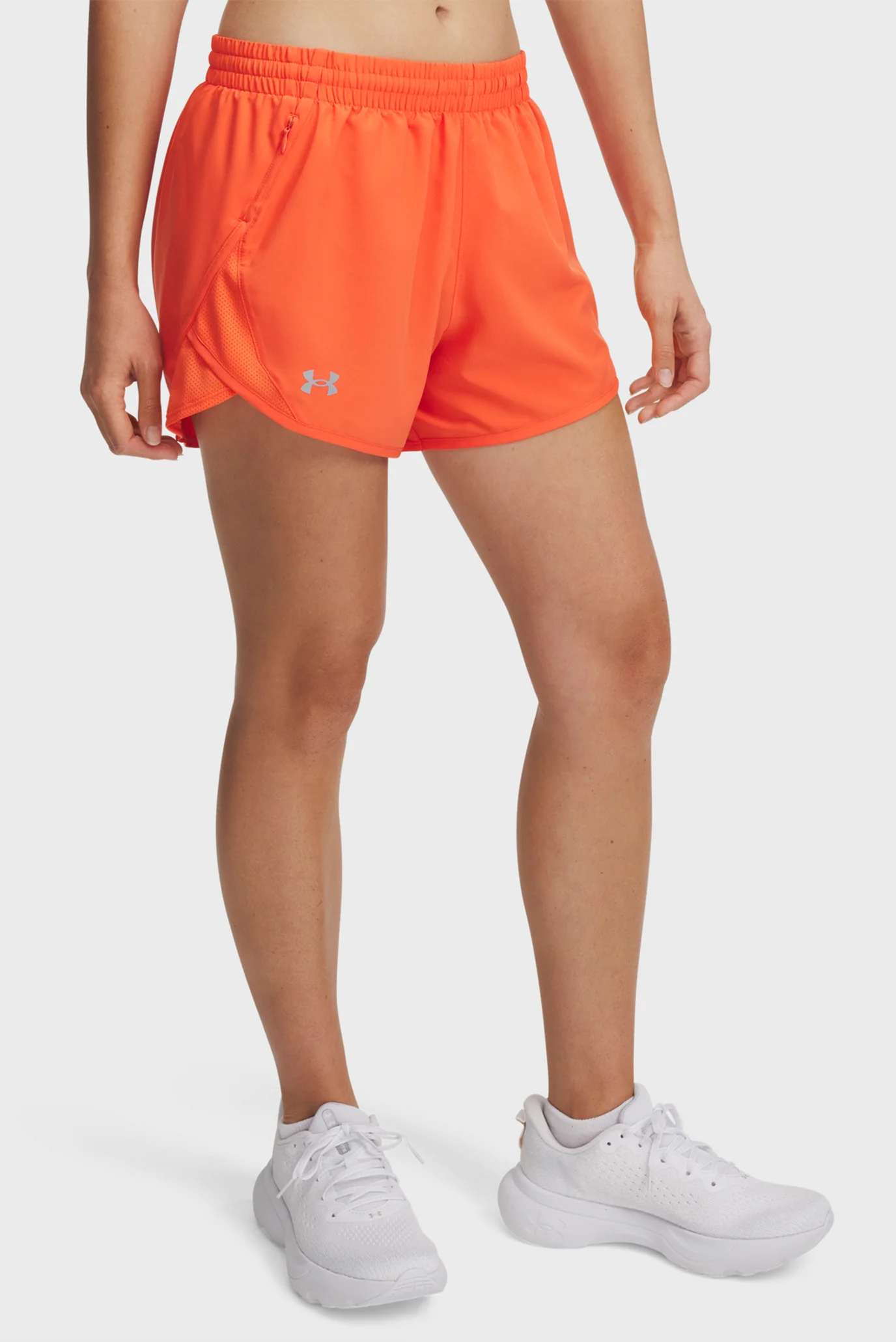 Женские оранжевые шорты UA Fly By 3'' Shorts Under Armour 1382438