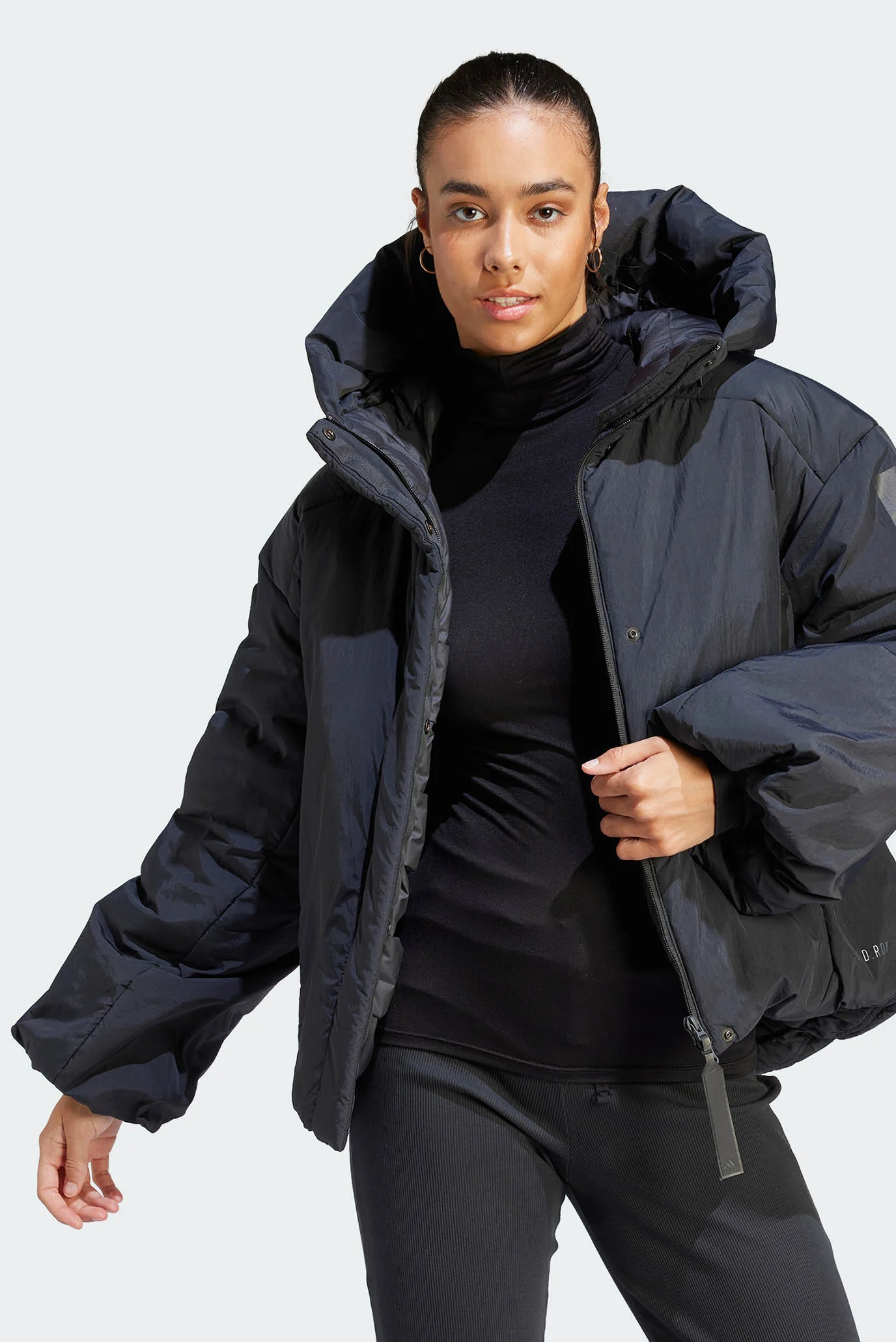 Женская черная куртка MYSHELTER COLD.RDY adidas IK3121 — MD-Fashion