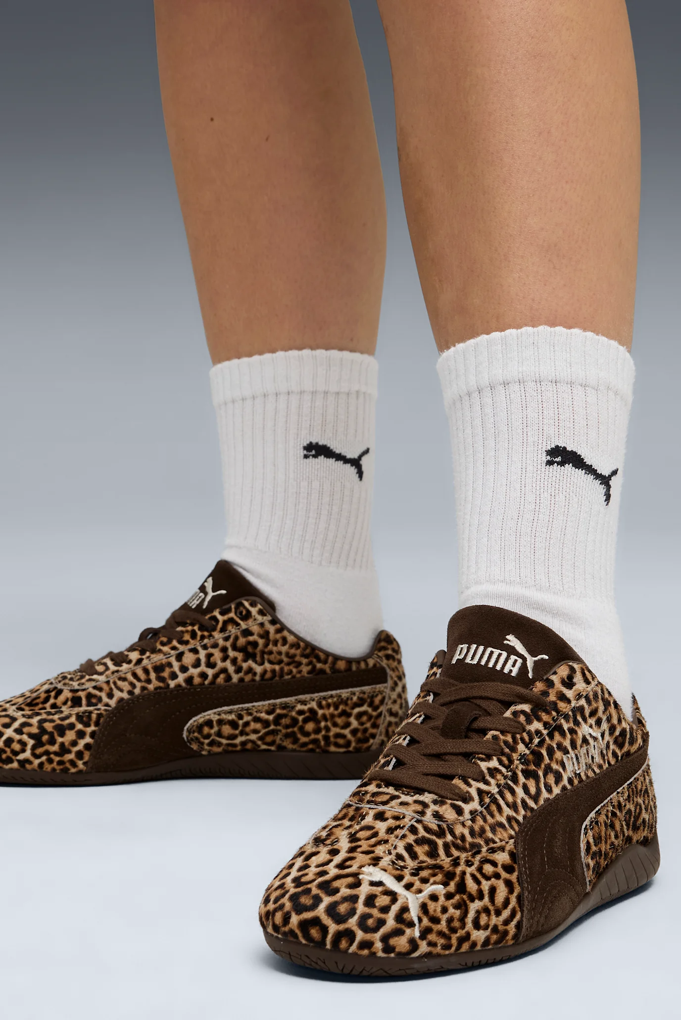 pomページ　43 小サイズ　底ビョウ Жіночі коричневі кросівки Speedcat Wild Sneakers Women PUMA
