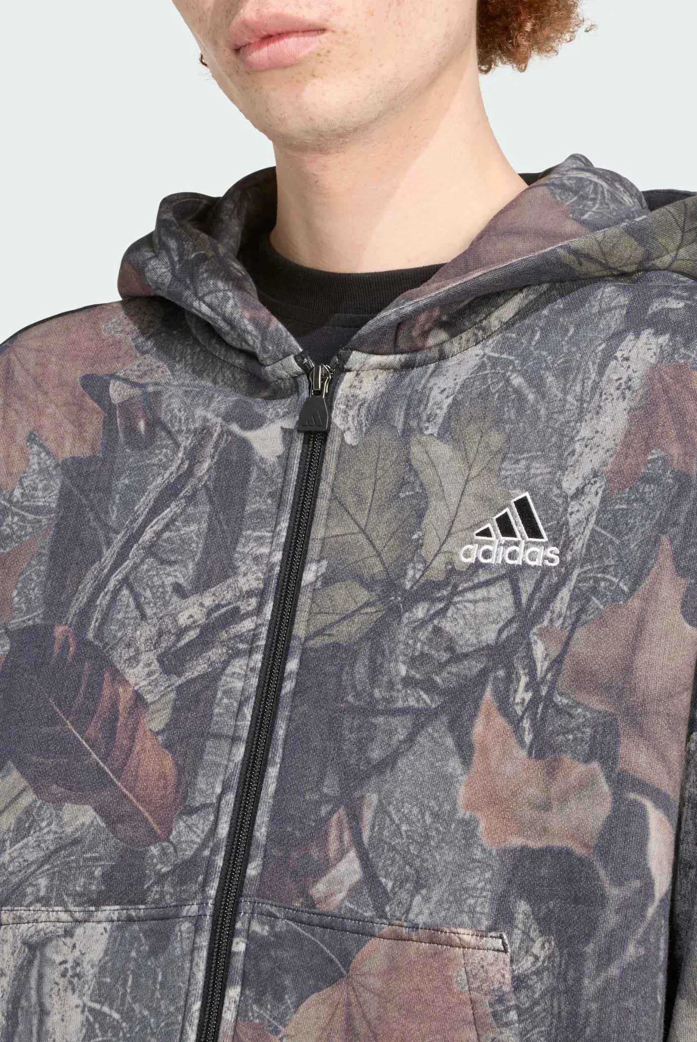 Мужское худи с узором Camo Hooded Full-Zip adidas JY2775 — MD-Fashion