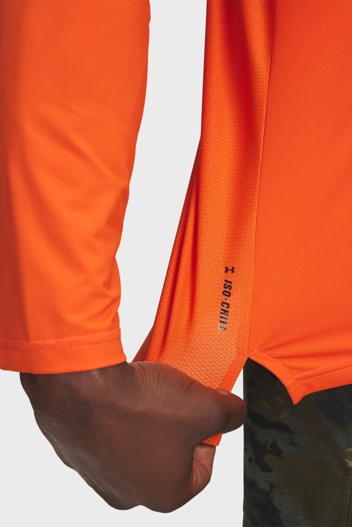 Мужской оранжевый лонгслив Pjt Rck Iso Chill LS Under Armour