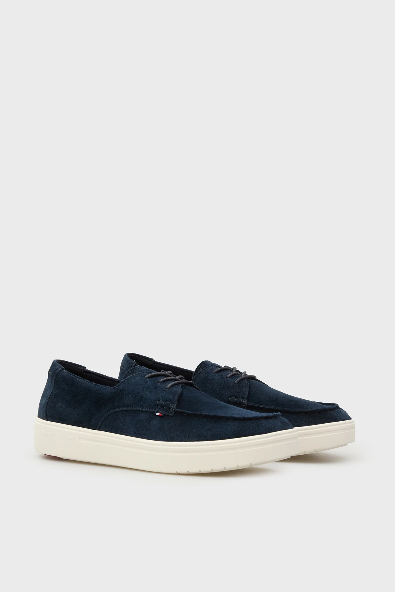 Мужские темно-синие замшевые лоферы CASUAL Tommy Hilfiger