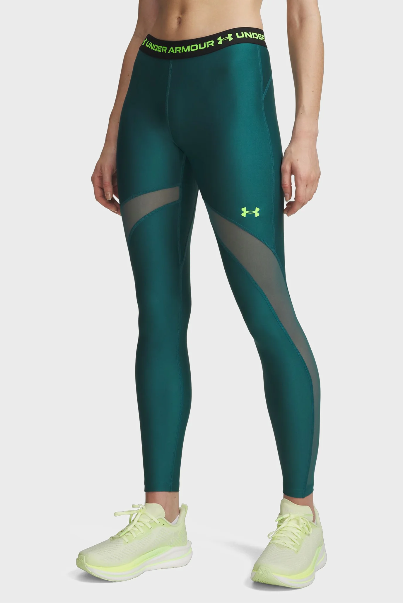 Жіночі зелені тайтси HeatGear Mesh Legging Under Armour 6010009