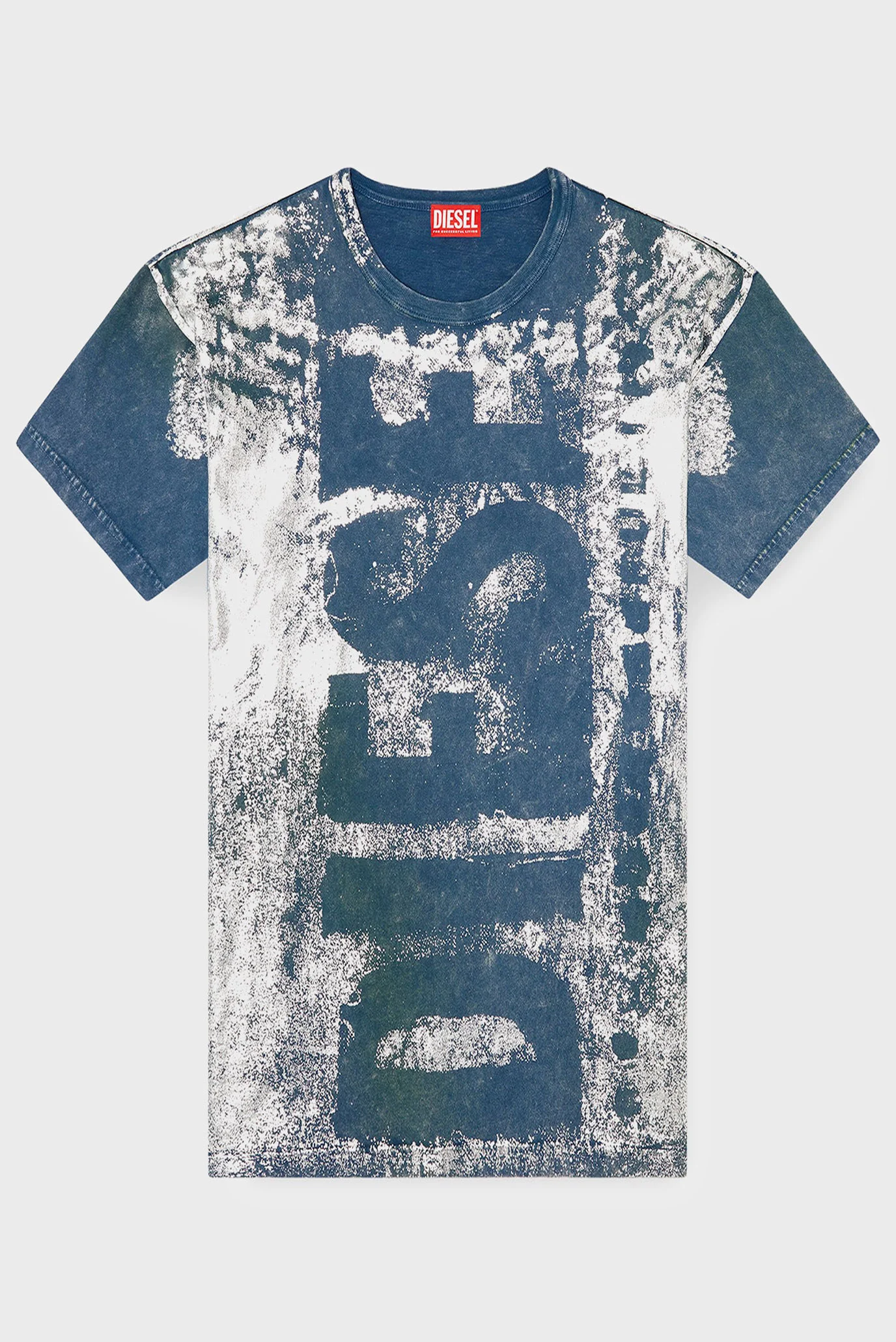 Синяя футболка T-BOXT-R2 (унисекс) Diesel A16143 0BNET — MD-Fashion