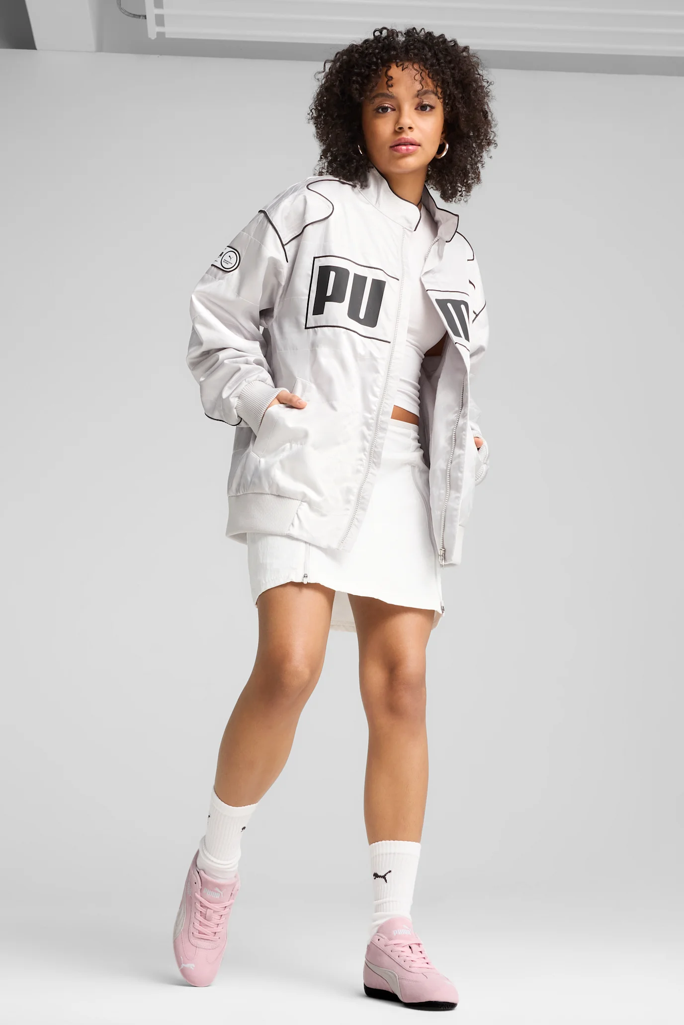 Рожеві замшеві кросівки Speedcat OG Unisex PUMA 398846_04 — MD