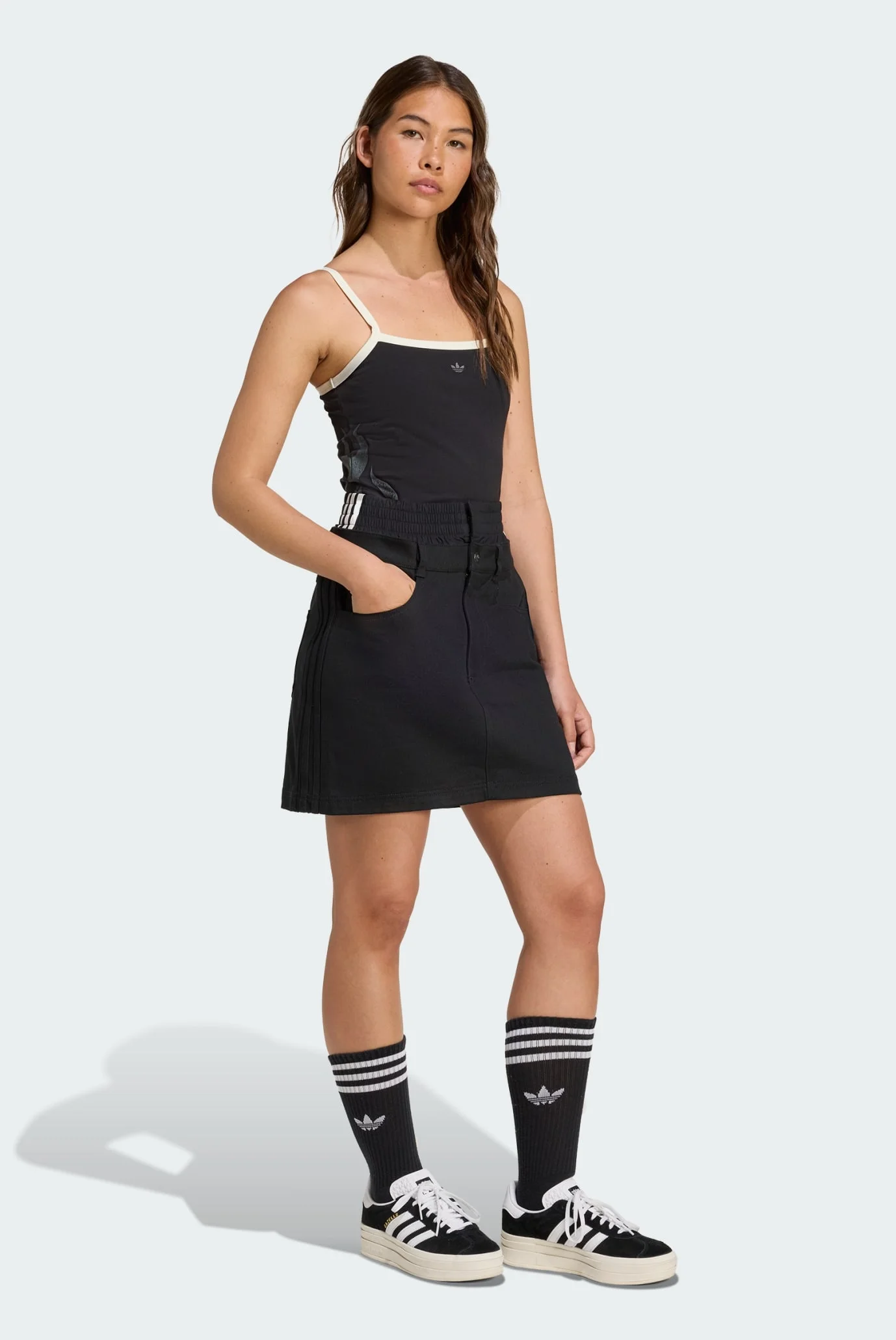 Женская черная юбка Firebird Utility Mini adidas JX7593 — MD-Fashion