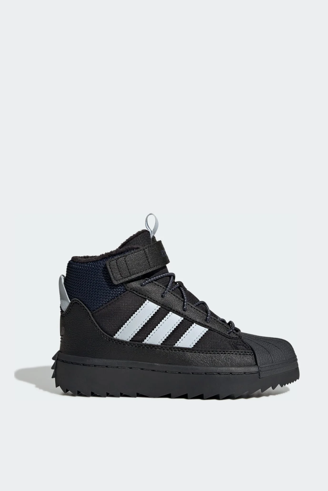 Дитячі чорні хайтопи Superstar Winter Trek Kids adidas JQ0344 — MD