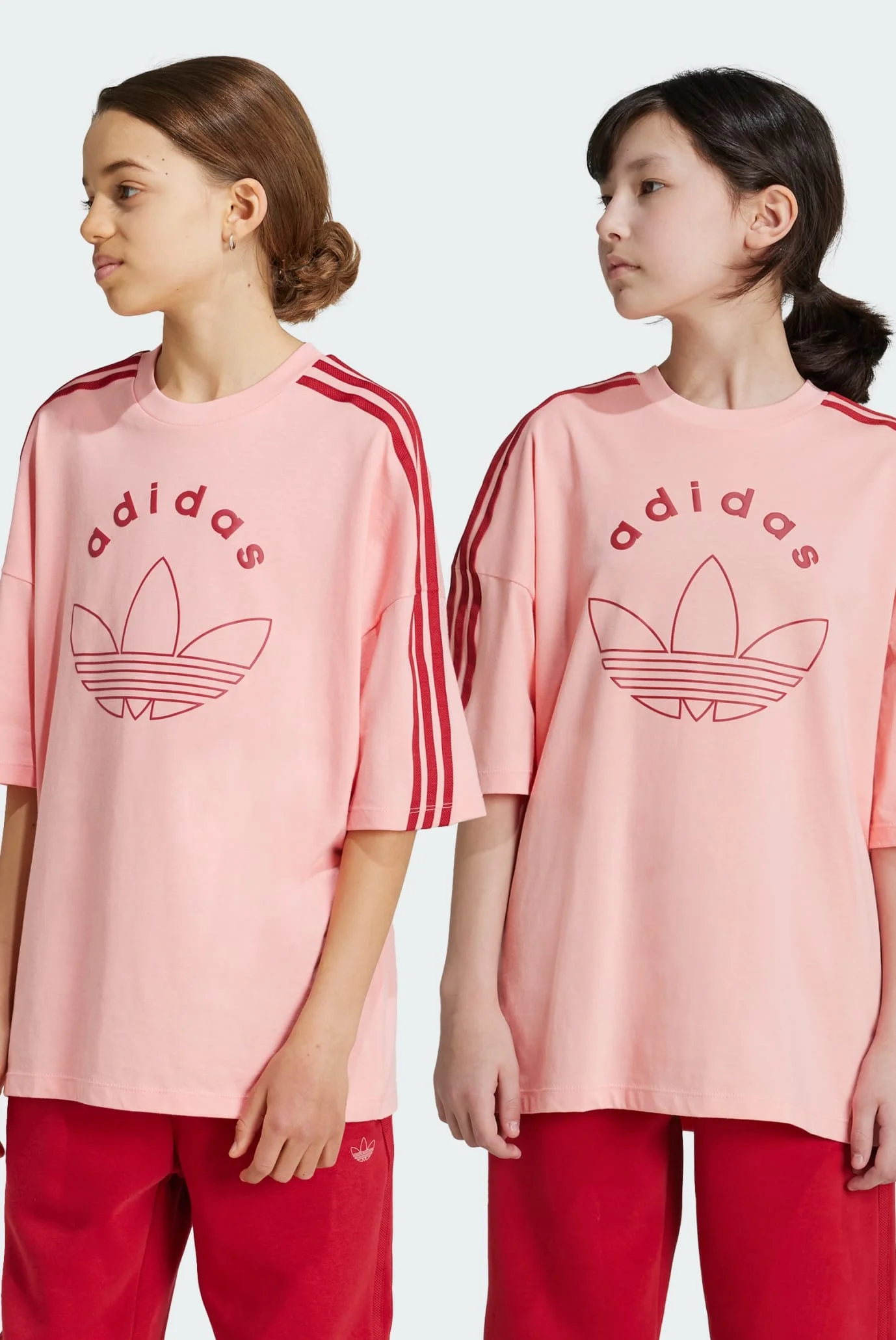 Детская розовая футболка Graphic Kids adidas IY9544 — MD-Fashion