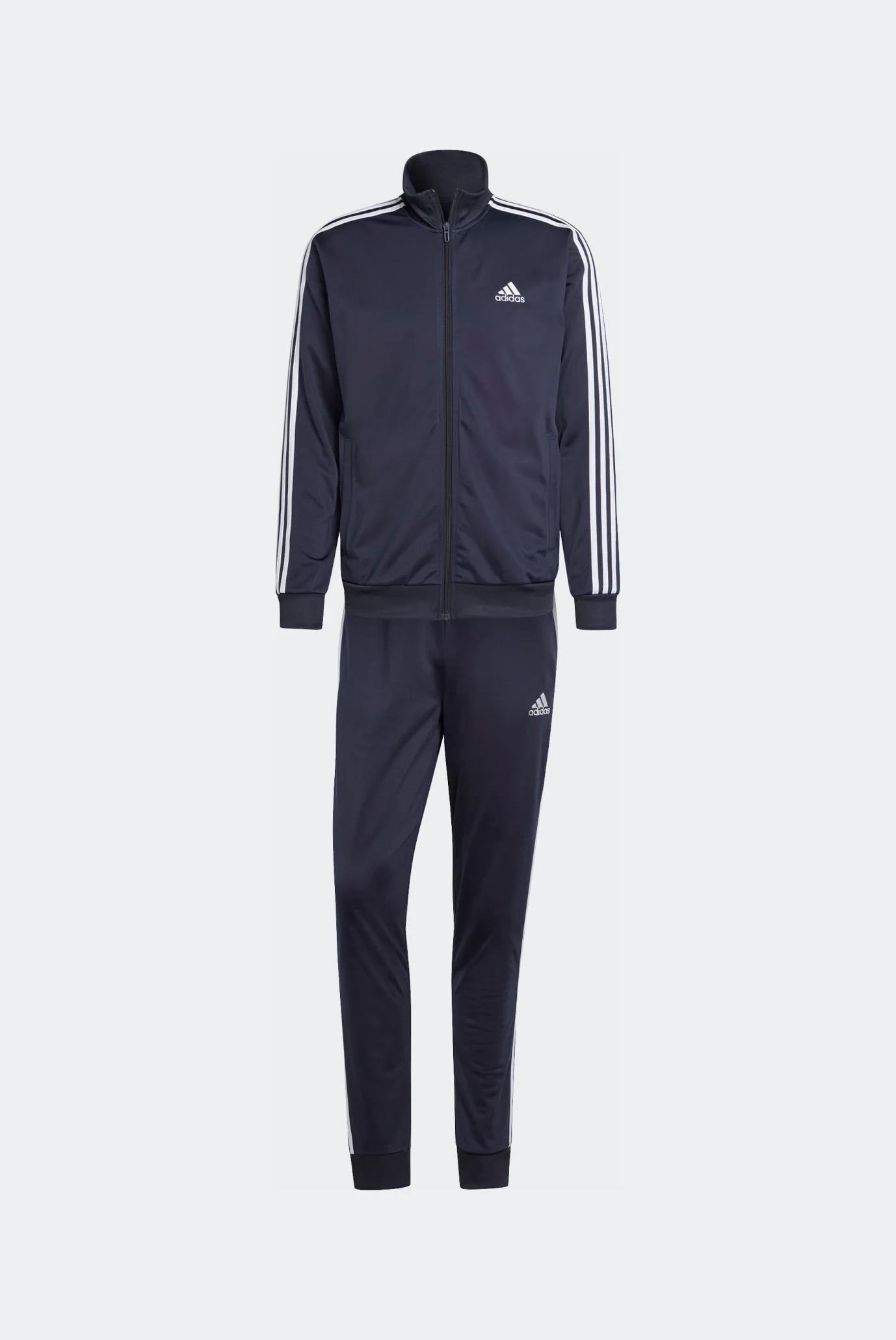 adidas ネイビー 長袖ジャージ SAPPORO adidas（アディダス） メンズ 長袖 ジャージ ジャケット スリー
