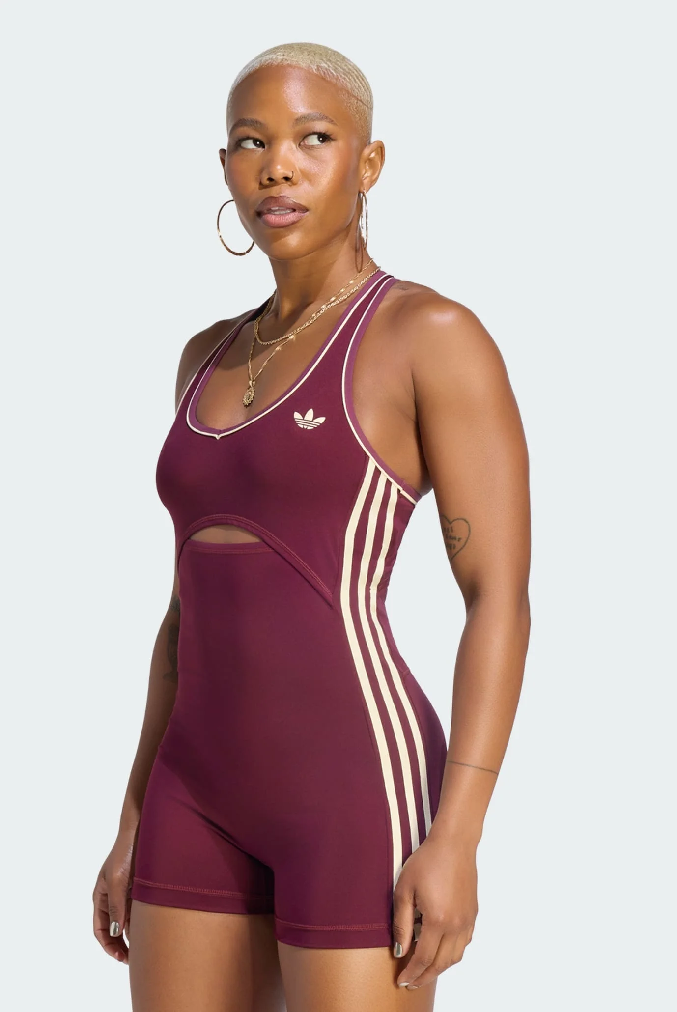 Женский бордовый комбинезон adidas Originals Sport adidas KT7035
