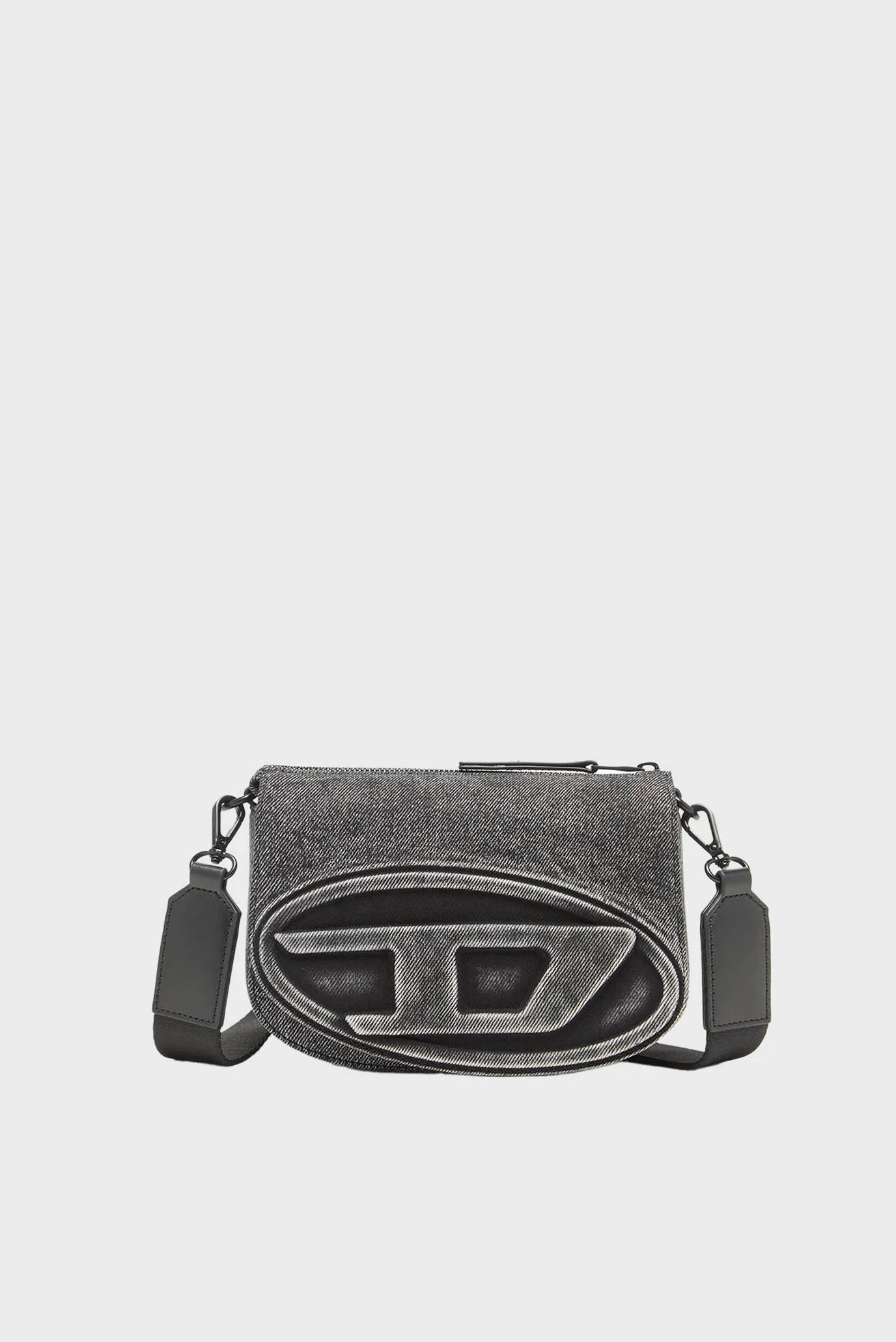 Чорна джинсова сумка 1DR CAMERA BAG CROSS BODYBAG Diesel X10223