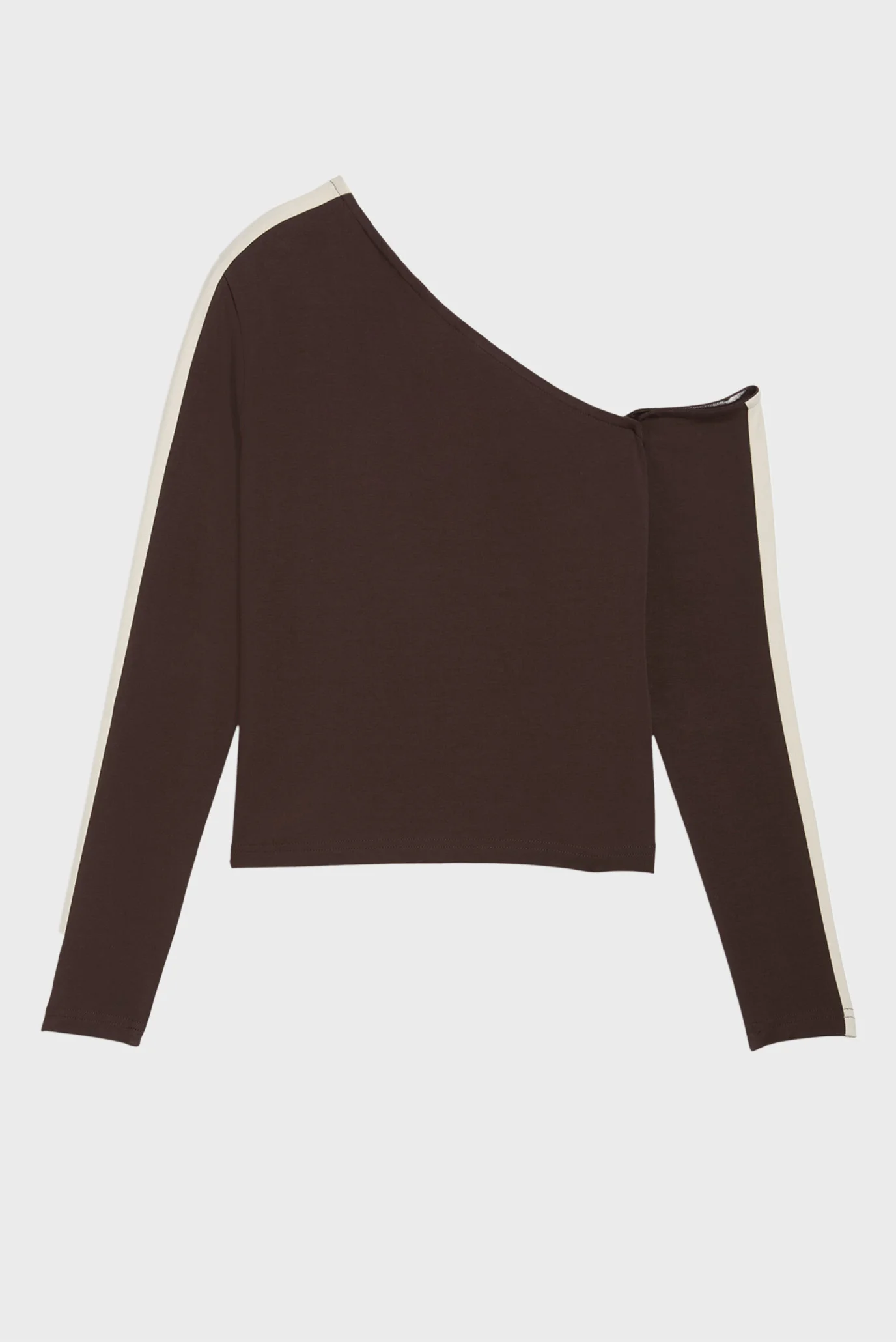 Женский коричневый лонгслив T7 Asymmetric Top Women PUMA 634623_13