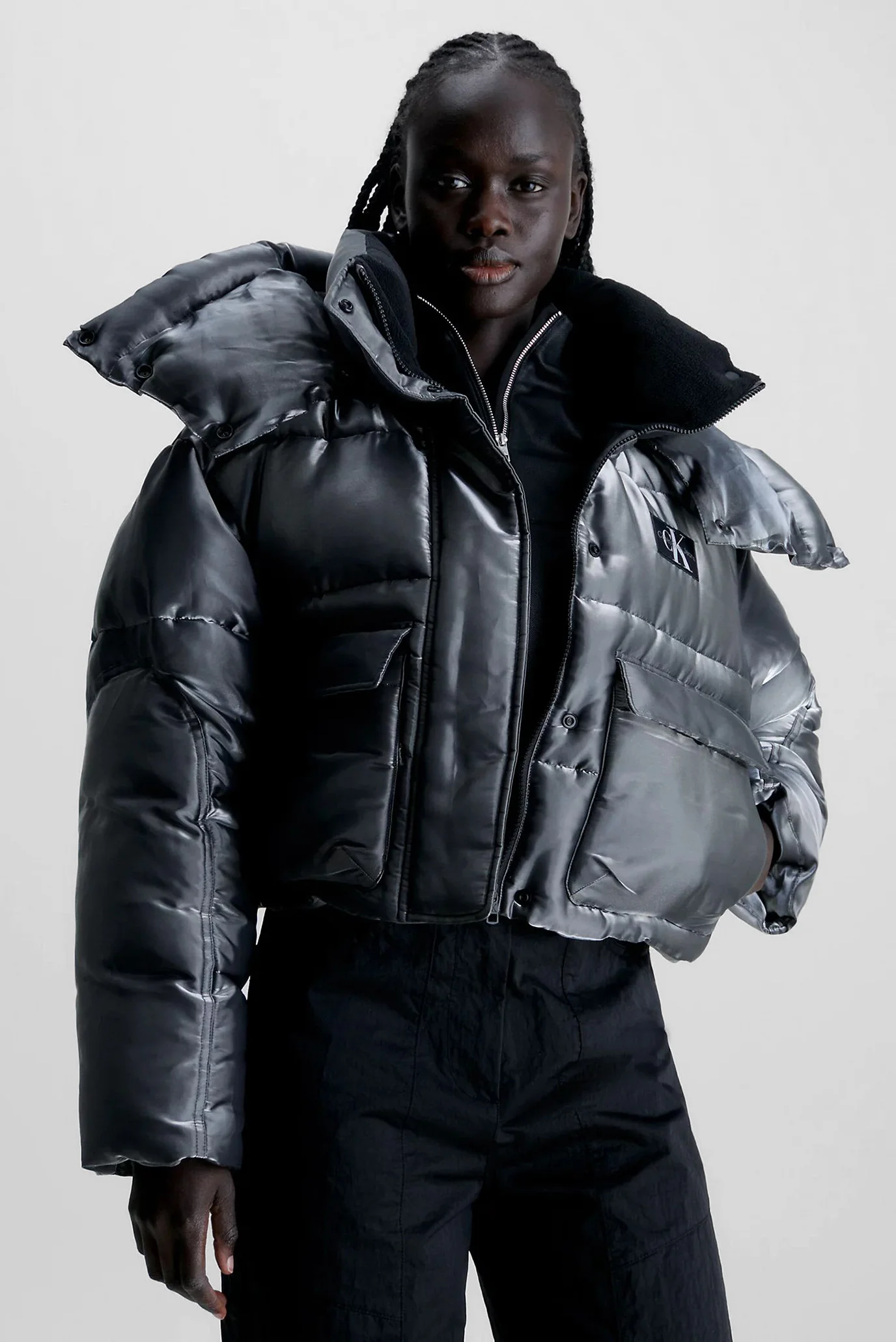 Женская стальная куртка LIQUID METAL PUFFER Calvin Klein Jeans