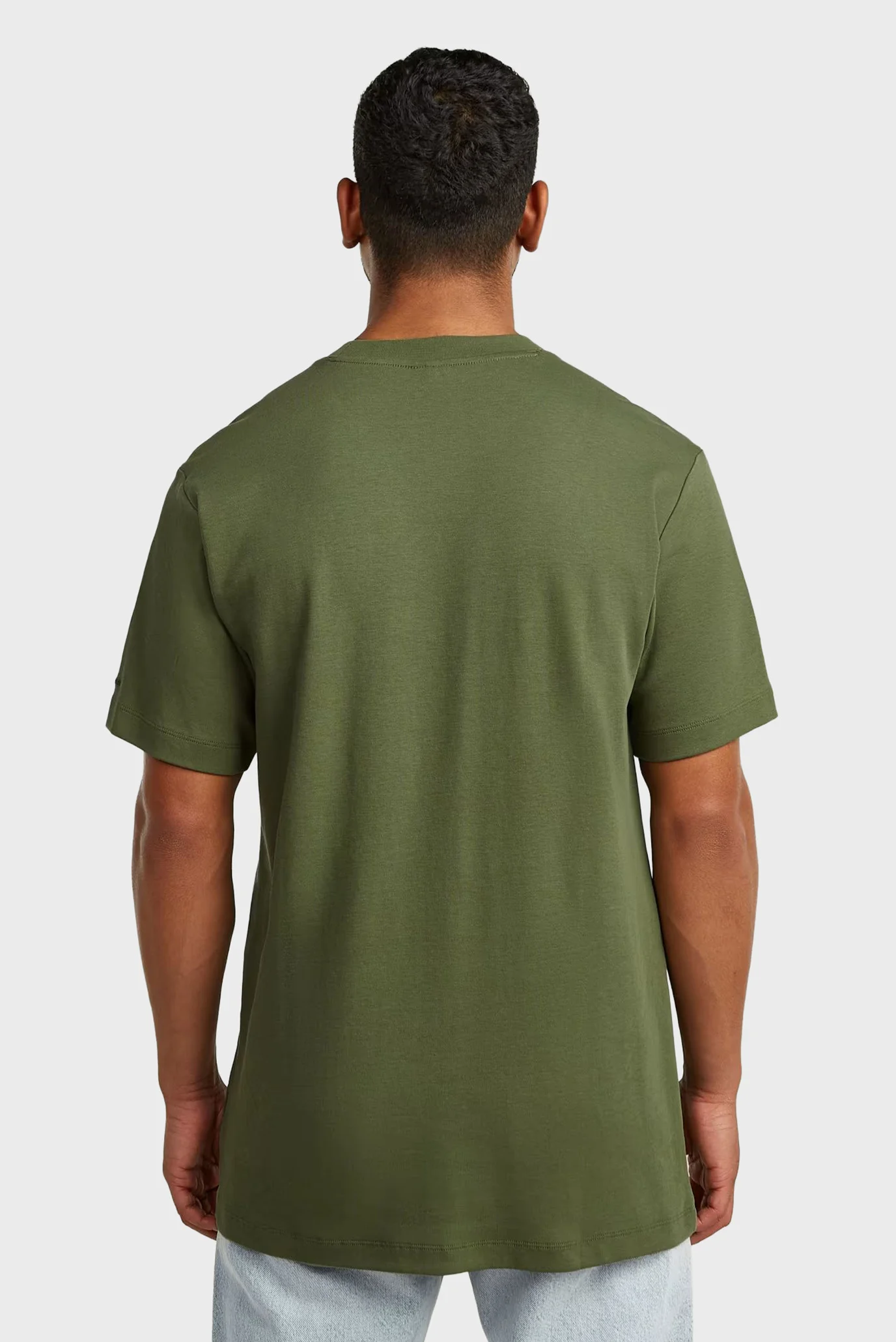 新品 GANG STARR CREWNECK ARMY GREEN XL Чоловіча зелена футболка Script G-Star RAW D28594,C812 — MD-Fashion